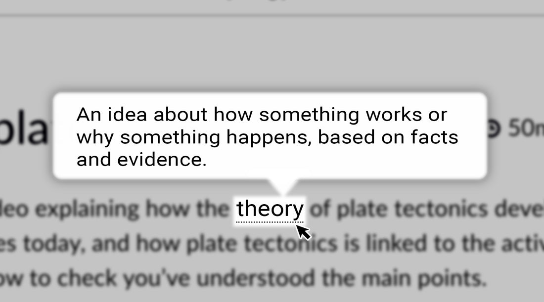 Effortless learning with digital glossaries