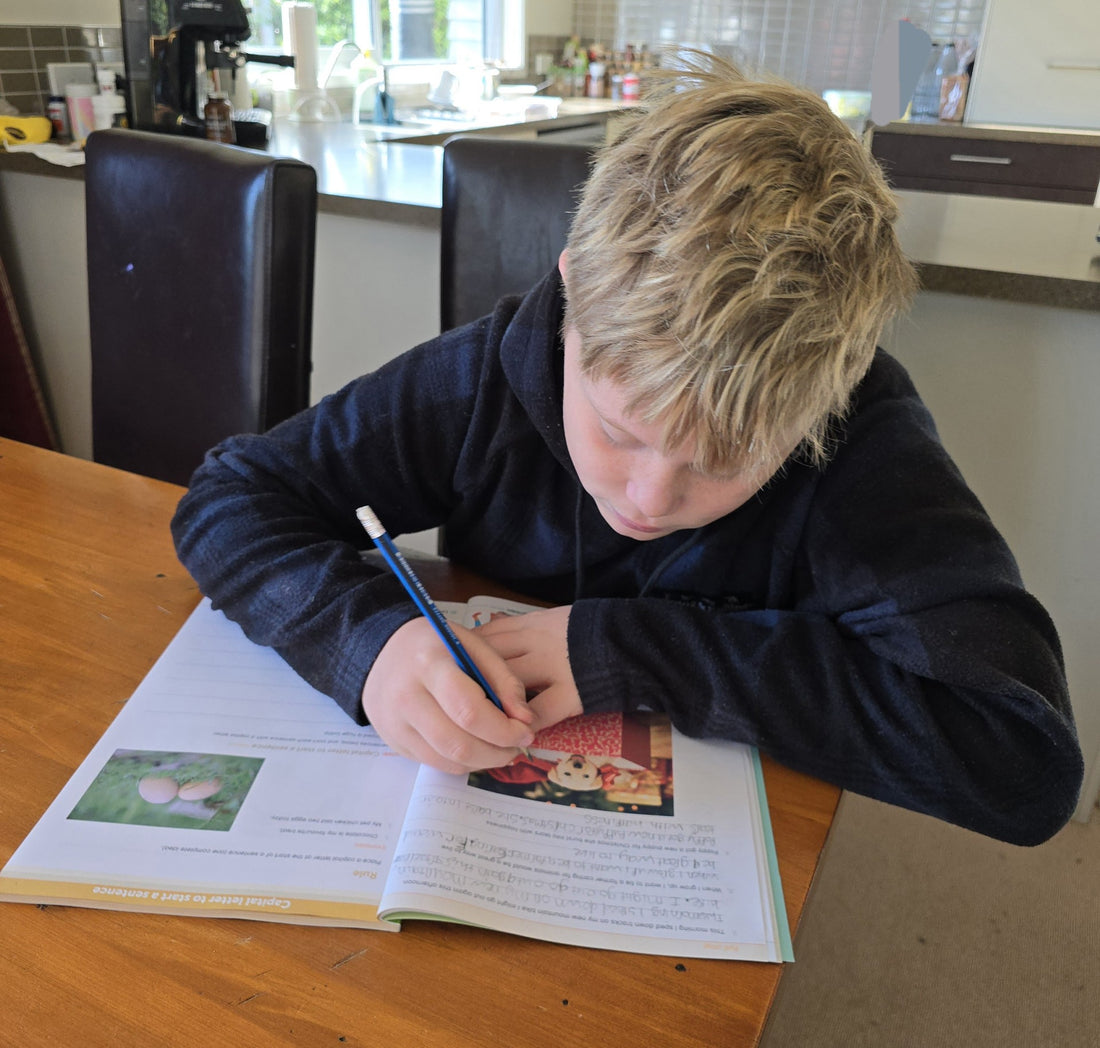 Homeschool Spotlight: Tyler and Start Right Workbooks