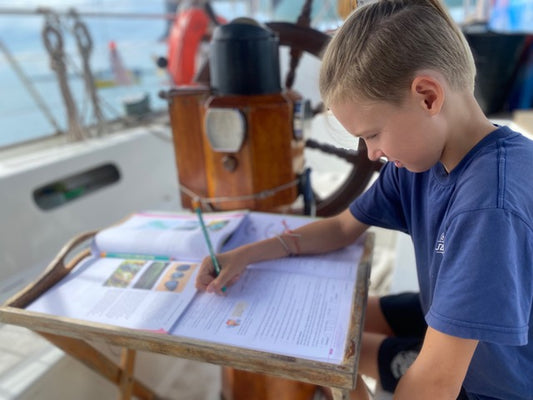 Homeschooling while traveling on the high seas