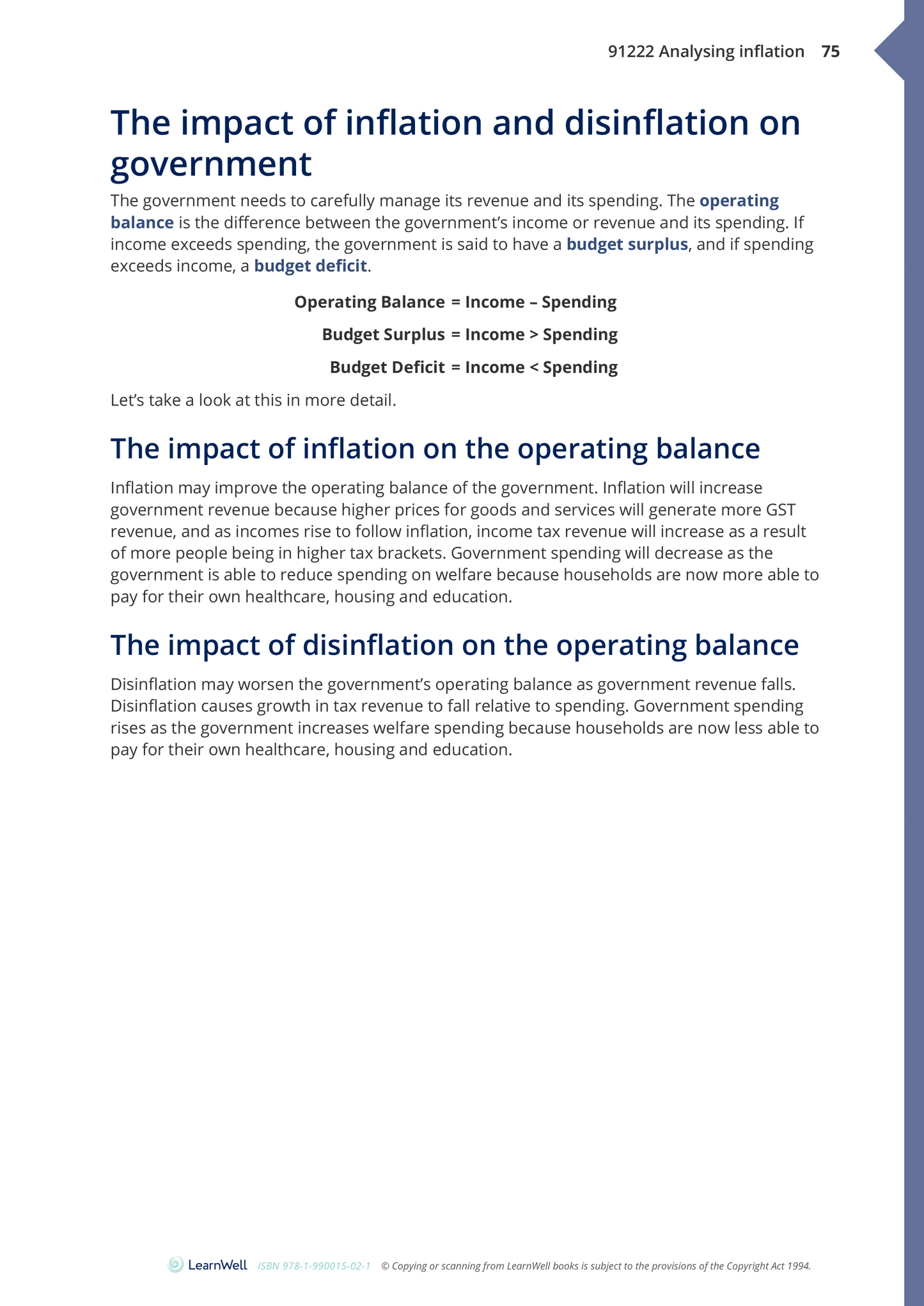 91222 Analysing Inflation Learning Guide