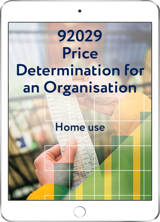 92029 Price Determination for an Organisation - Home Use