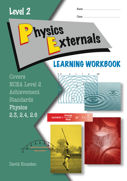 Level 2 Physics Externals Learning Workbook - SPECIAL (damaged stock at $10 each)