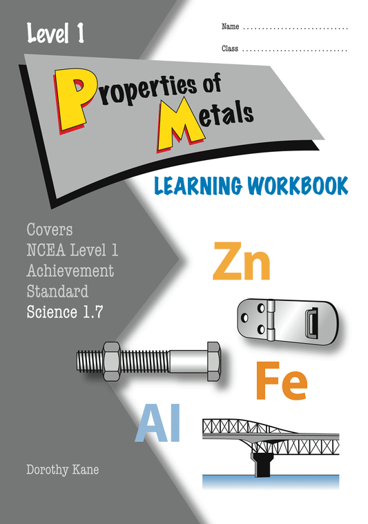 Level 1 Properties of Metals 1.7 Learning Workbook