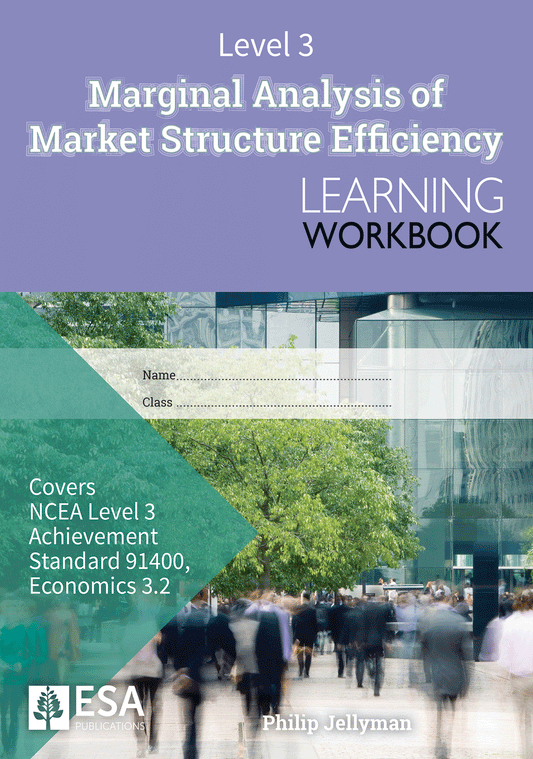 Level 3 Marginal Analysis of Market Structure Efficiency 3.2 Learning Workbook