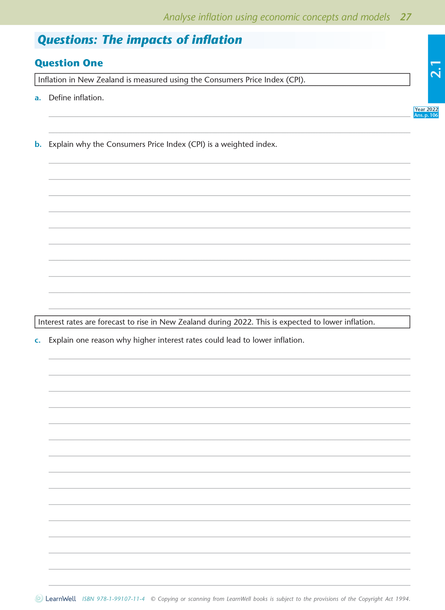 Level 2 Economics AME Workbook