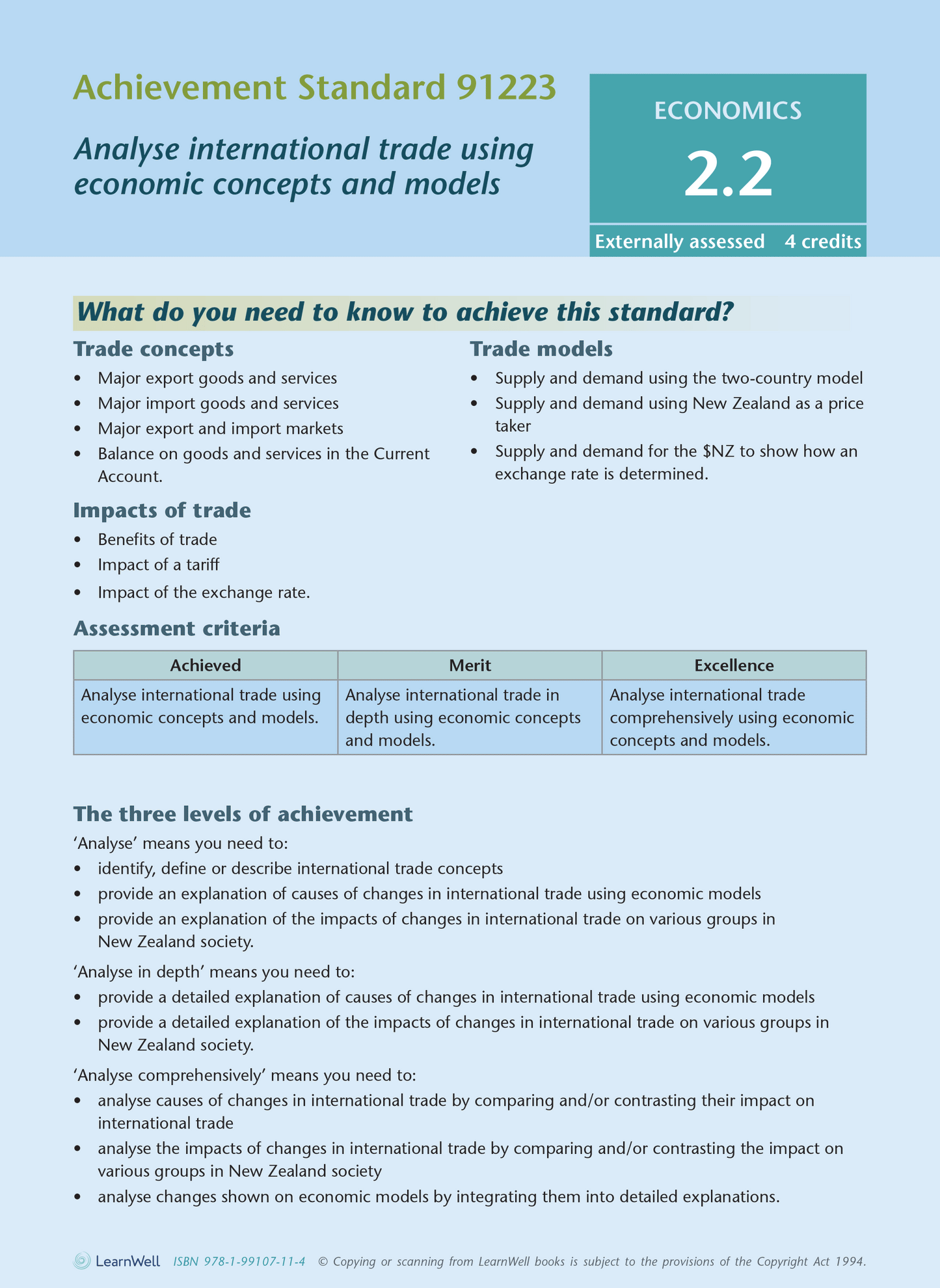 Level 2 Economics AME Workbook