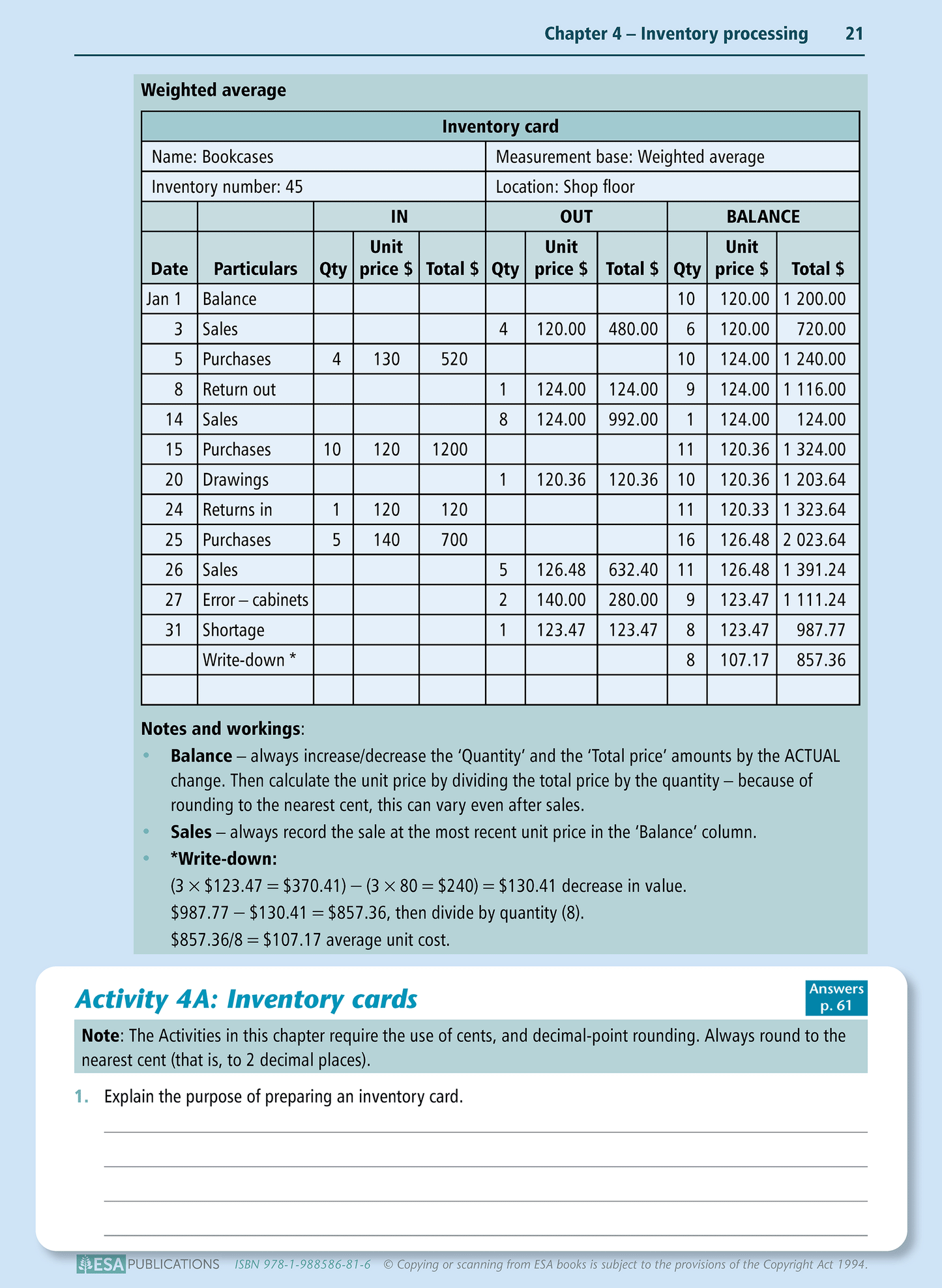 Level 2 Inventory Subsystems 2.7 Learning Workbook