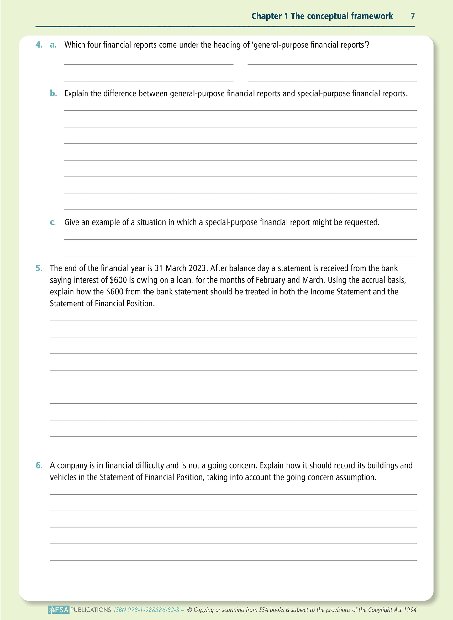 Level 3 Accounting Concepts 3.1 Learning Workbook