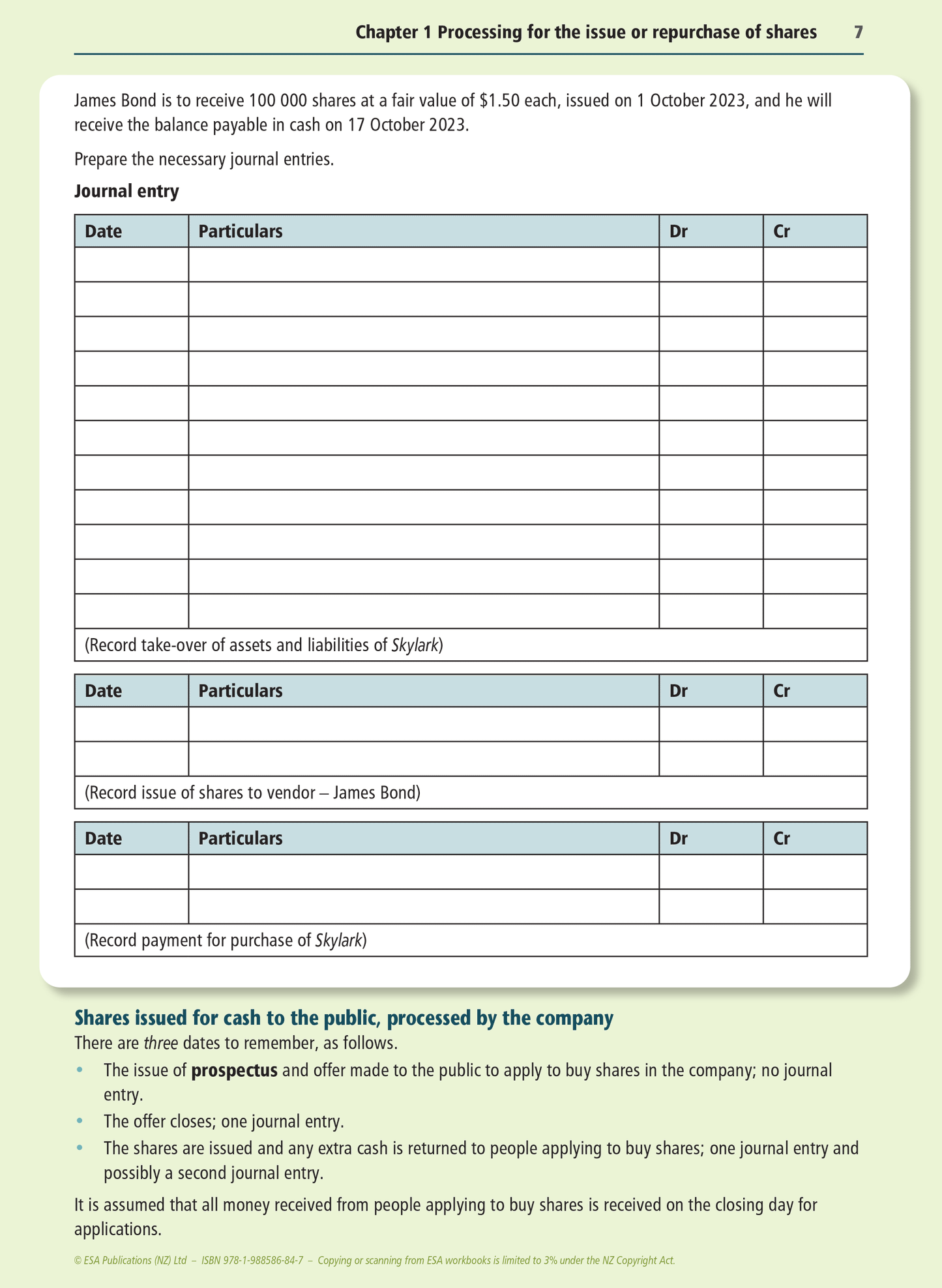Level 3 Preparing Company Financial Statements 3.3 Learning Workbook