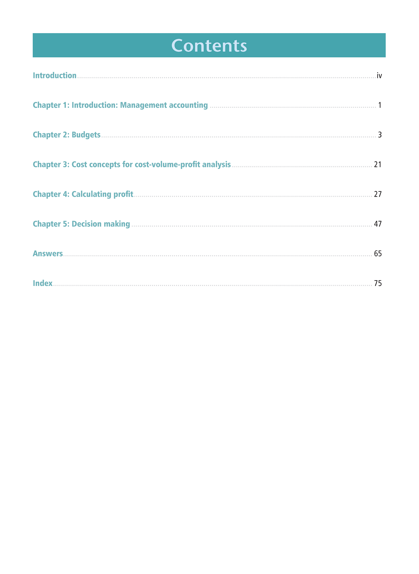 Level 3 Management Accounting for Decision Making 3.5 Learning Workbook