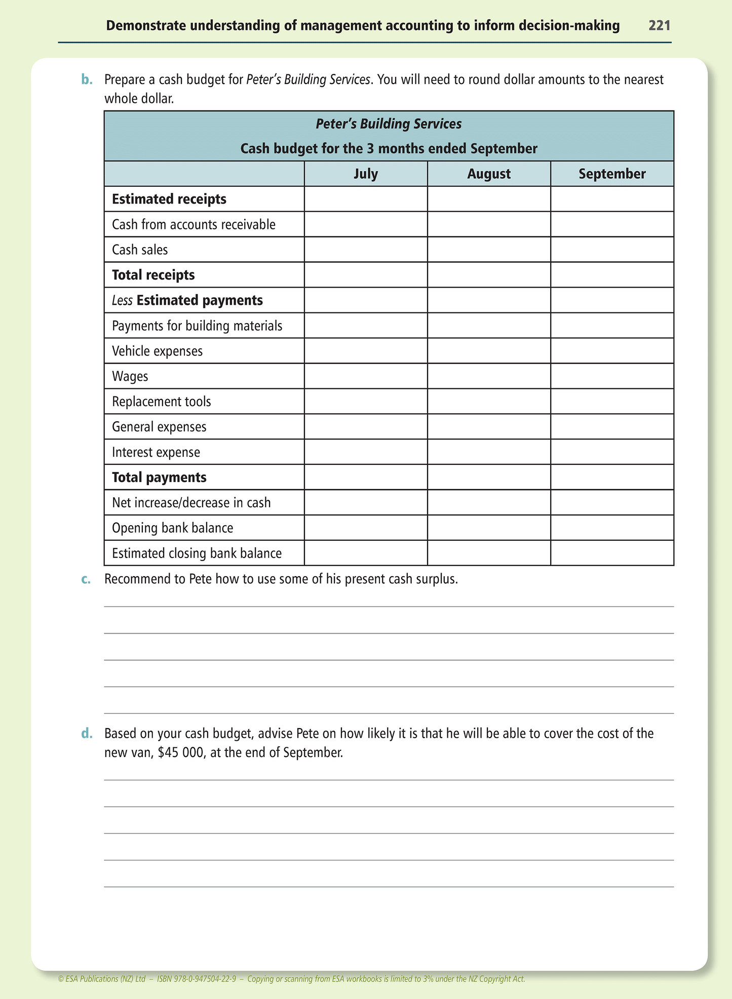 Level 3 Accounting Learning Workbook