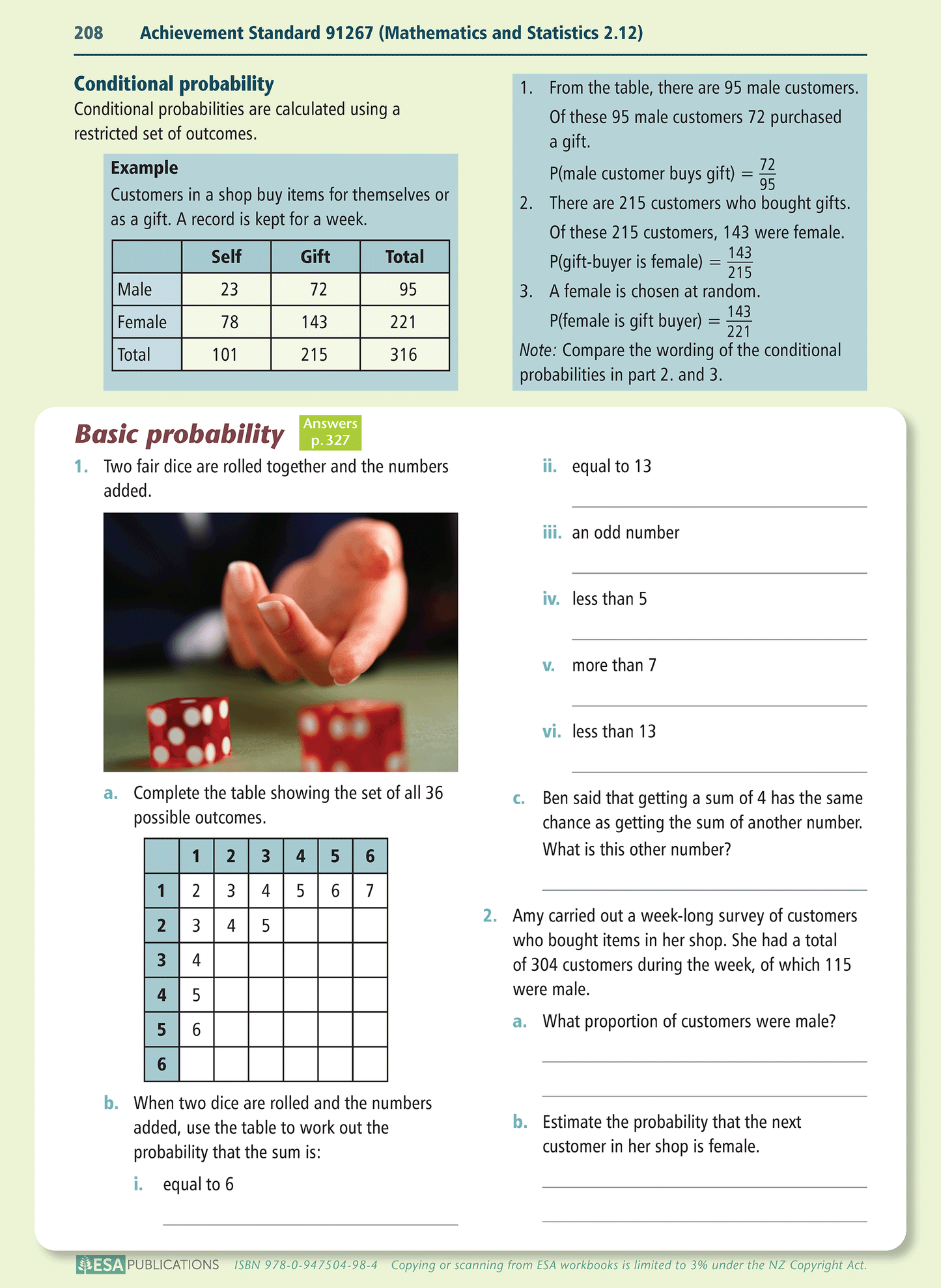 Level 2 Achieving Mathematics and Statistics Learning Workbook
