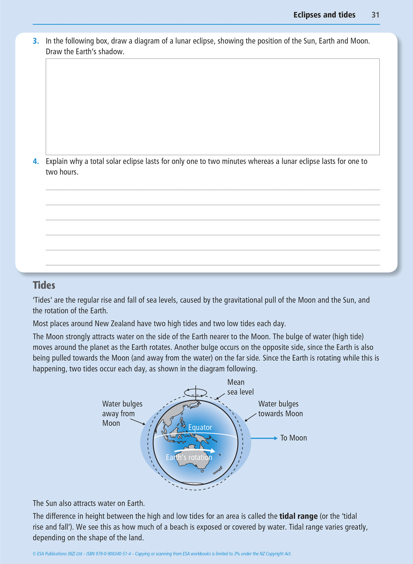 Level 1 Astronomical Cycles 1.15 Learning Workbook