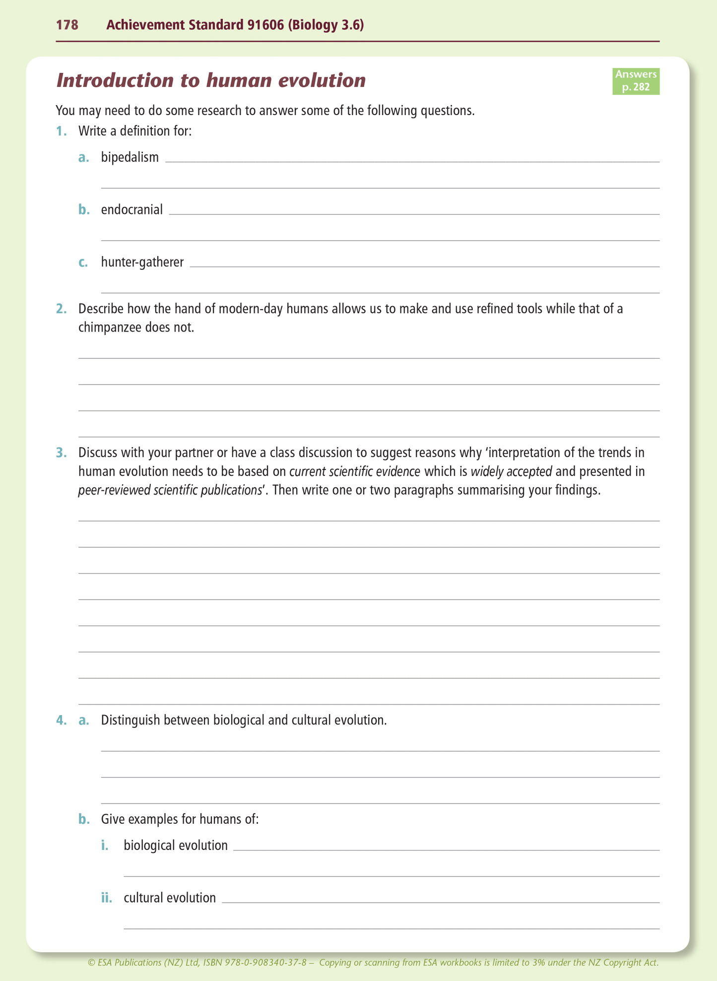 Level 3 Biology Externals Learning Workbook