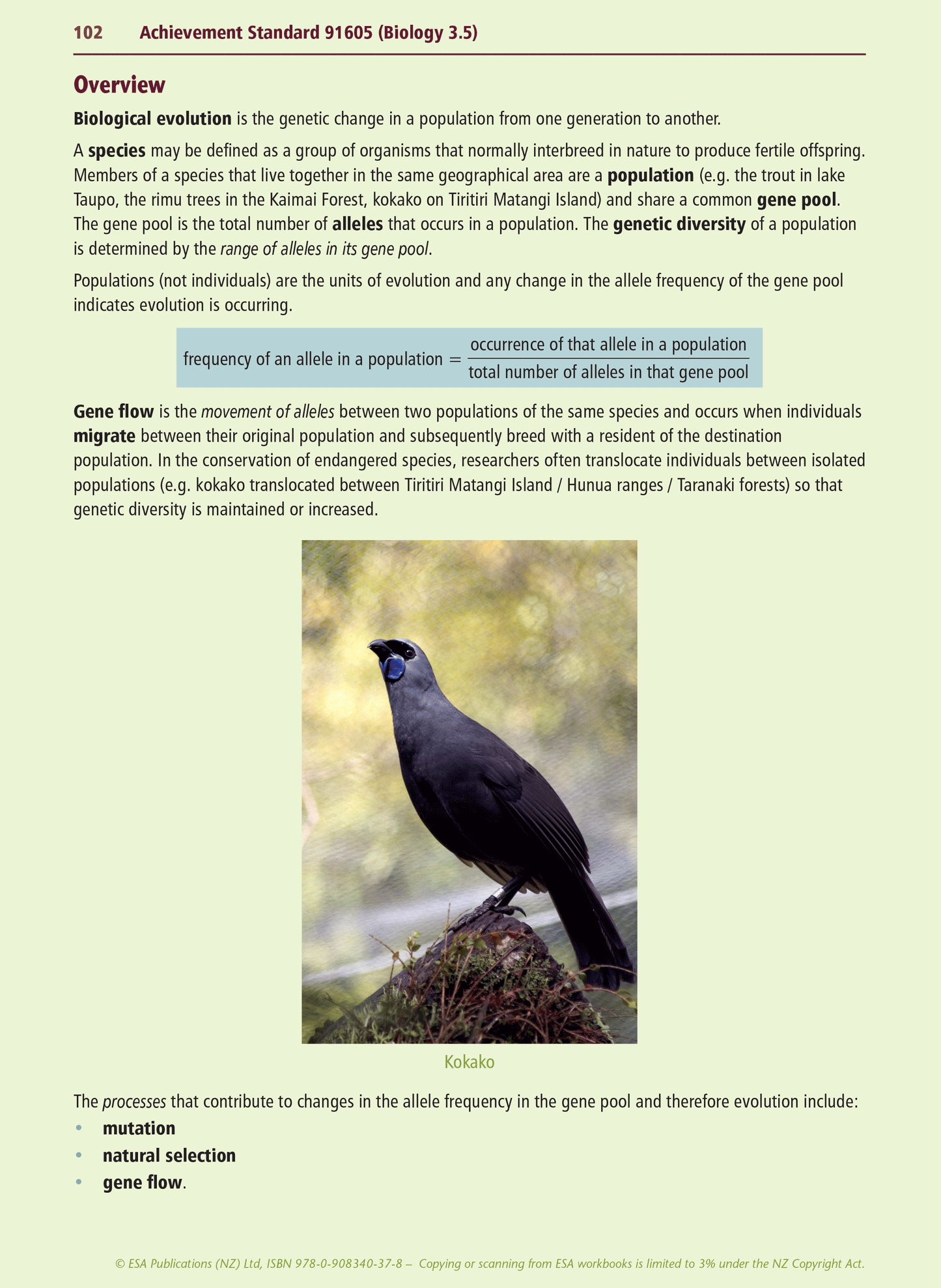 Level 3 Biology Externals Learning Workbook