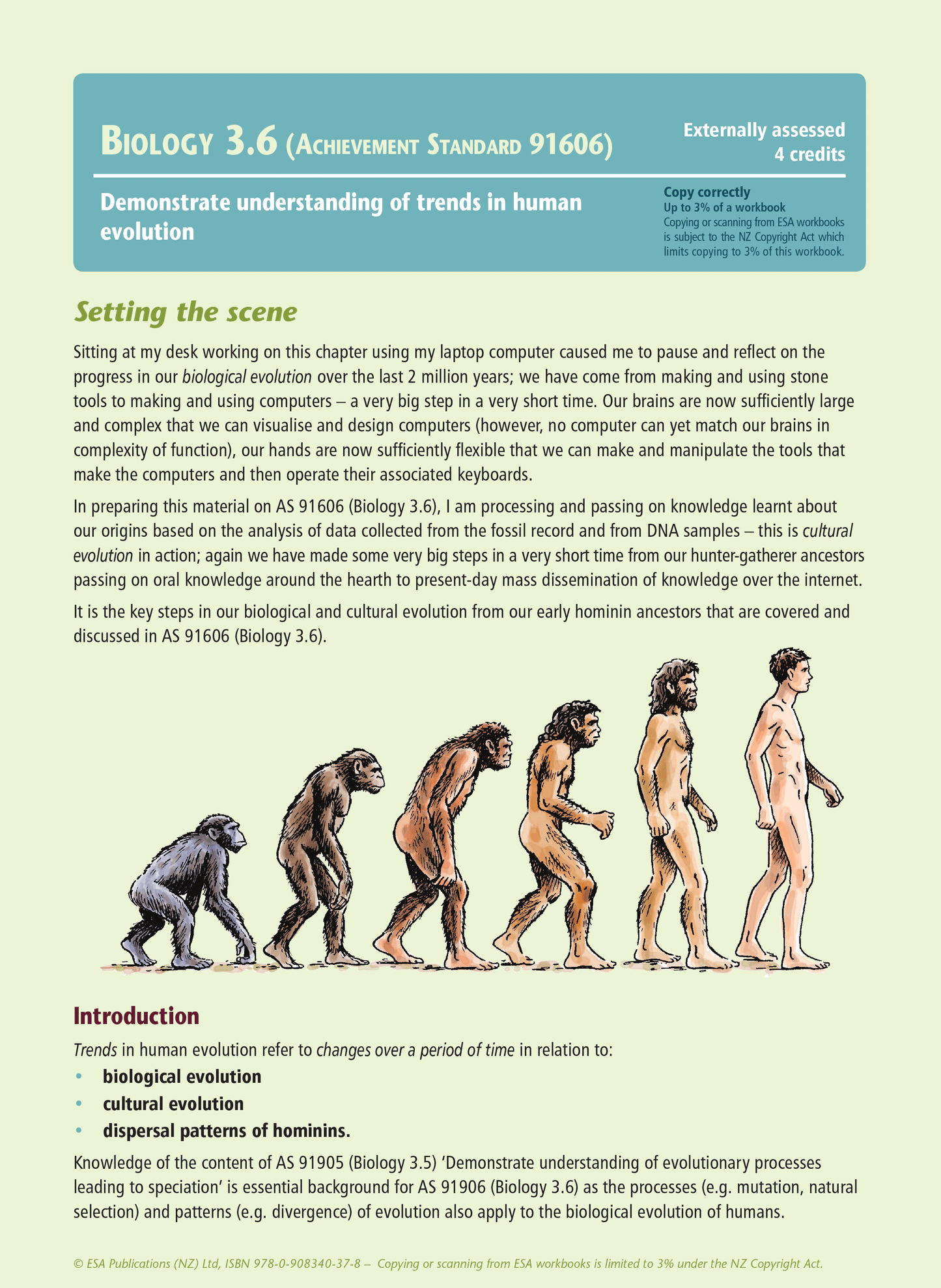 Level 3 Biology Externals Learning Workbook
