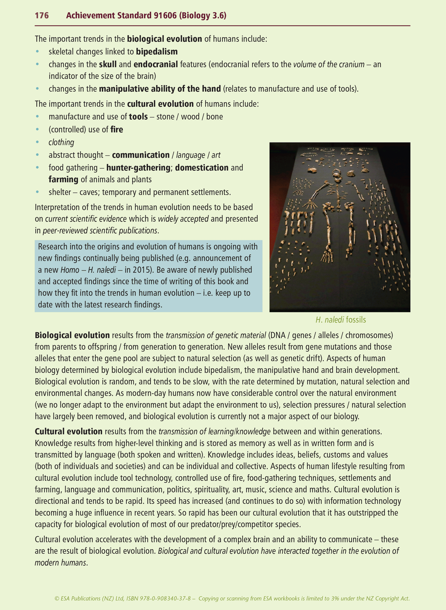 Level 3 Biology Externals Learning Workbook