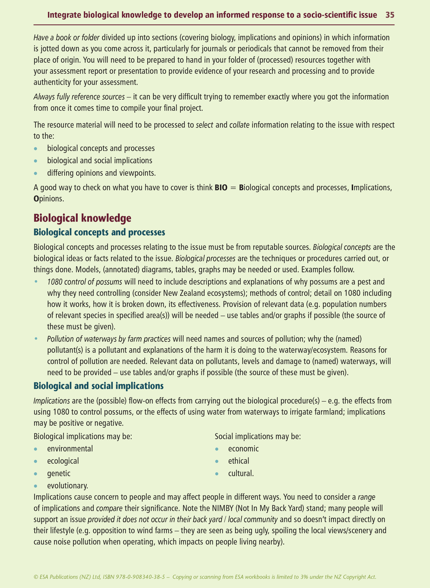 Level 3 Biology Internals Learning Workbook