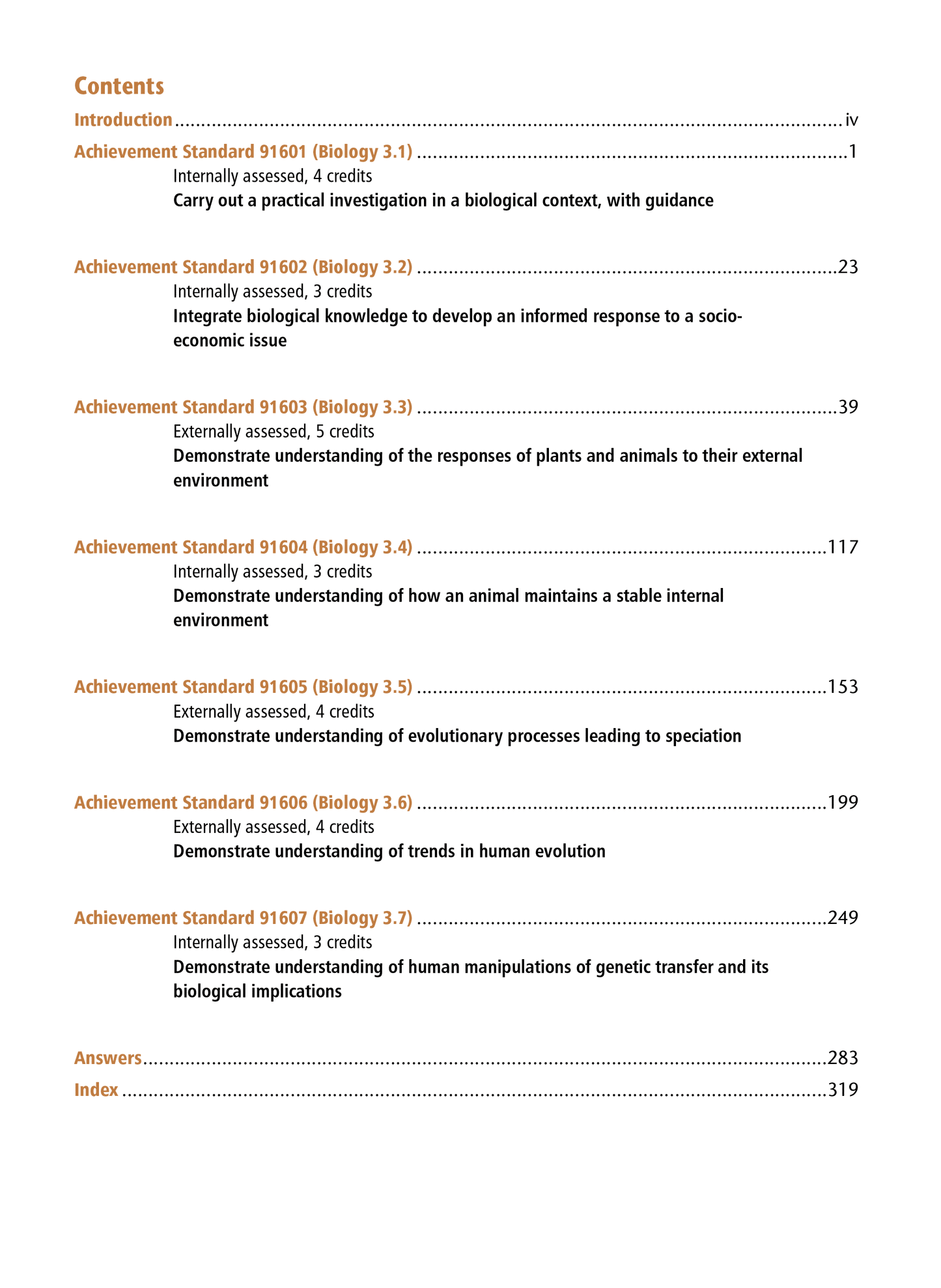 Level 3 Biology Learning Workbook