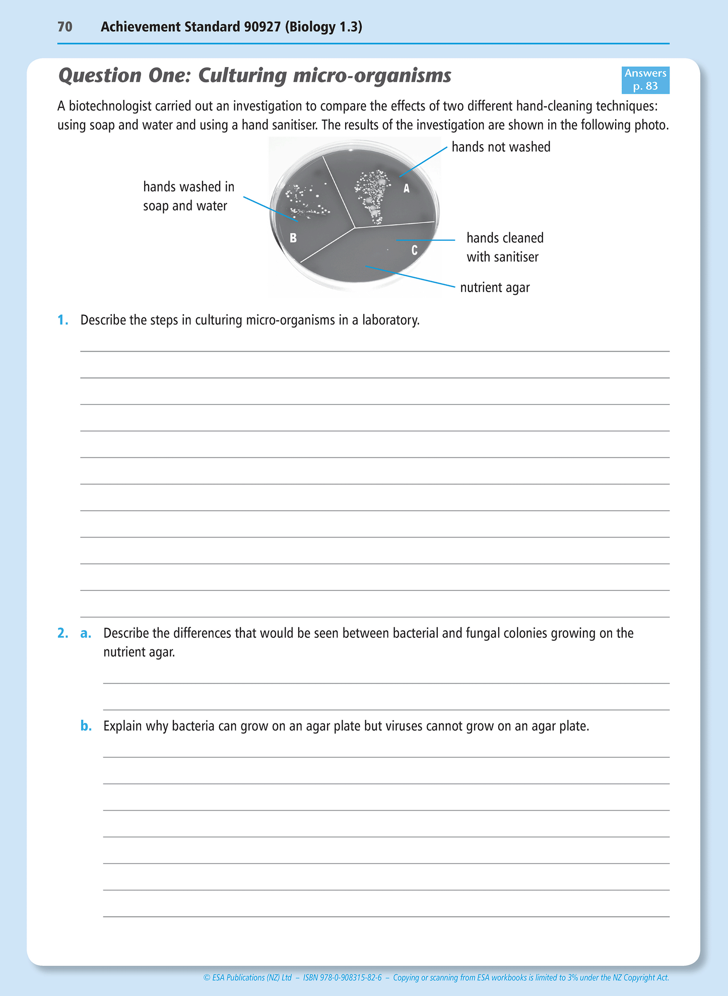 Level 1 Micro-organisms 1.3 Learning Workbook