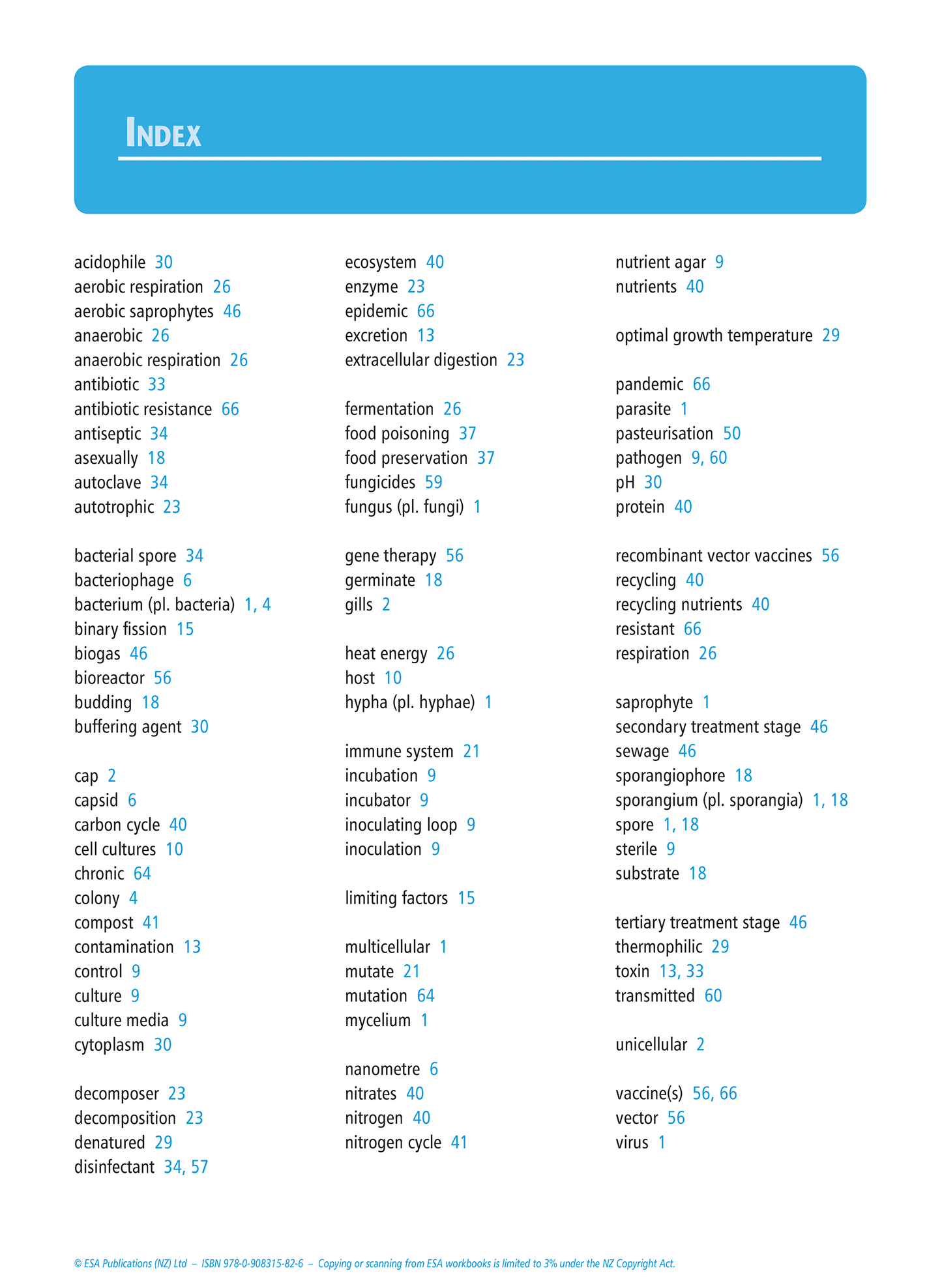 Level 1 Micro-organisms 1.3 Learning Workbook