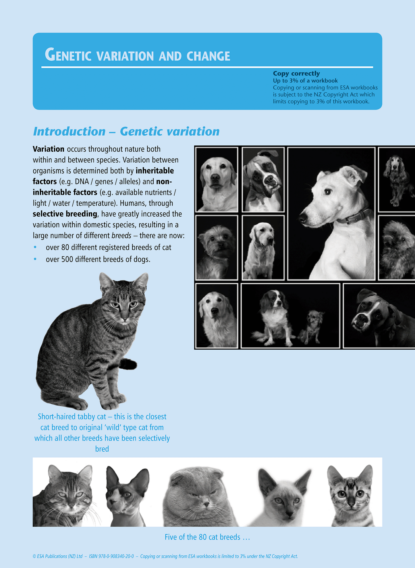 Level 2 Genetic Variation and Change 2.5 Learning Workbook