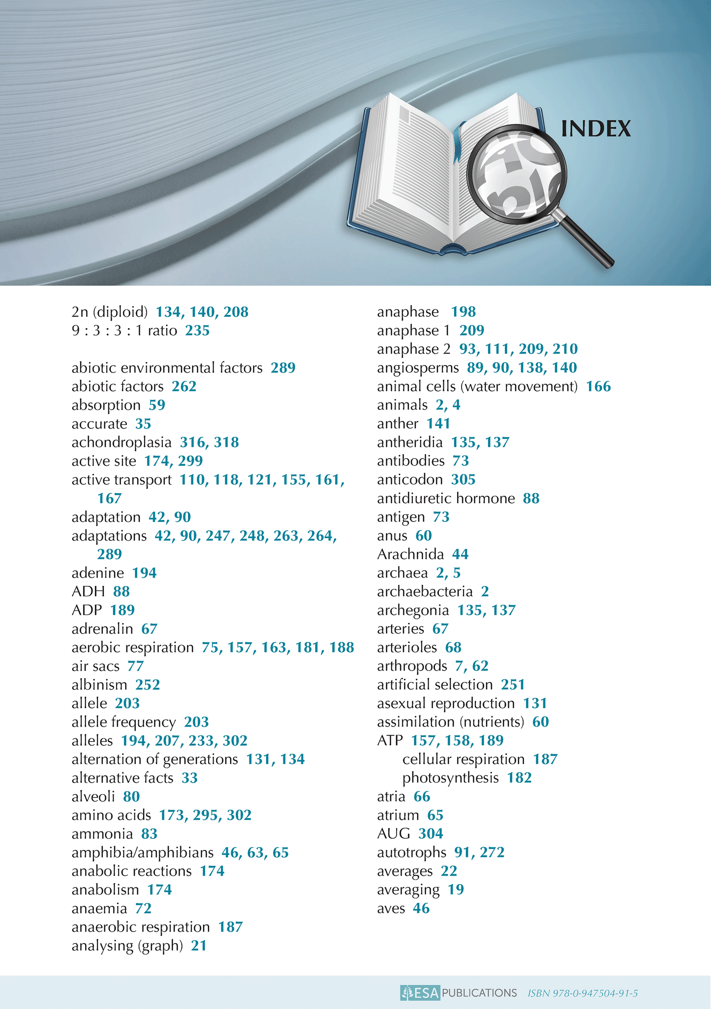 Level 2 Biology ESA Study Guide