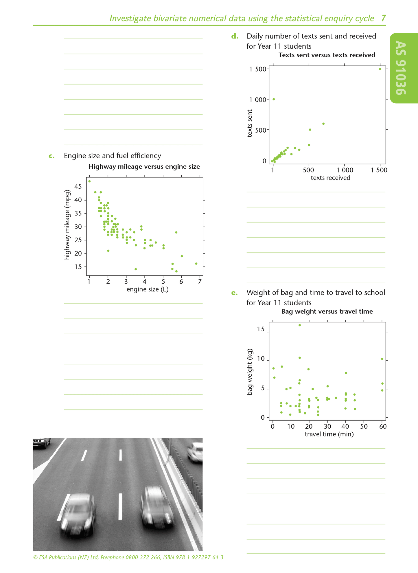 Level 1 Bivariate Data 1.11 Learning Workbook