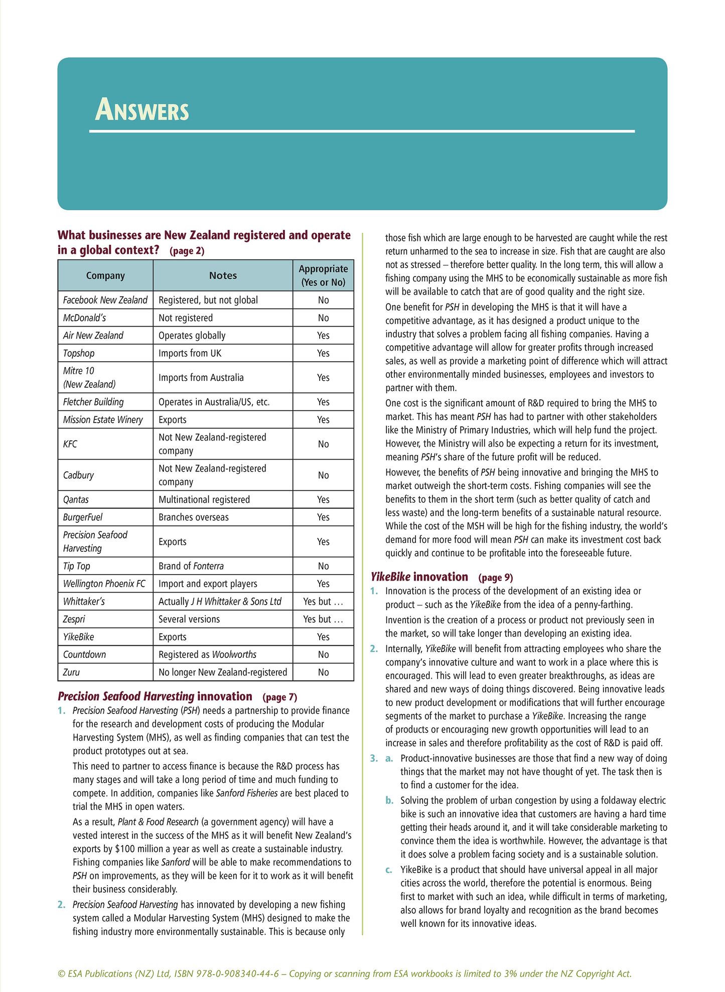 Level 3 Internal Business Factors 3.1 Learning Workbook