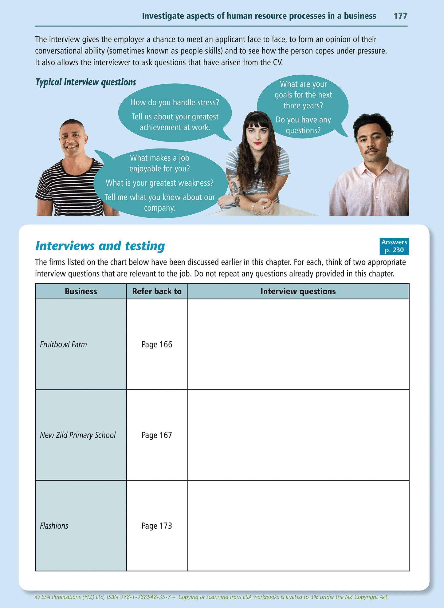 Level 1 Business Studies Learning Workbook