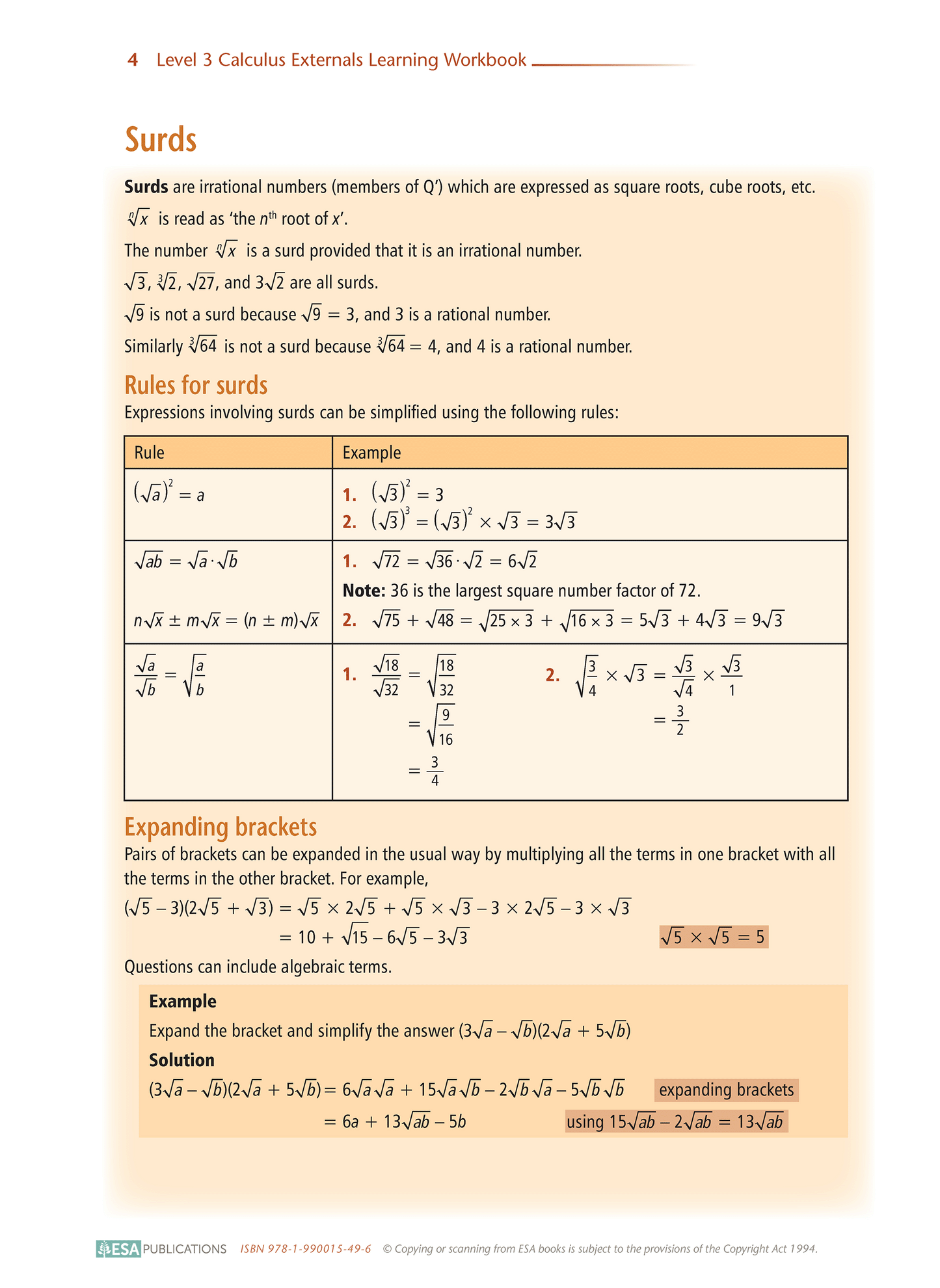 Level 3 Calculus Externals Learning Workbook