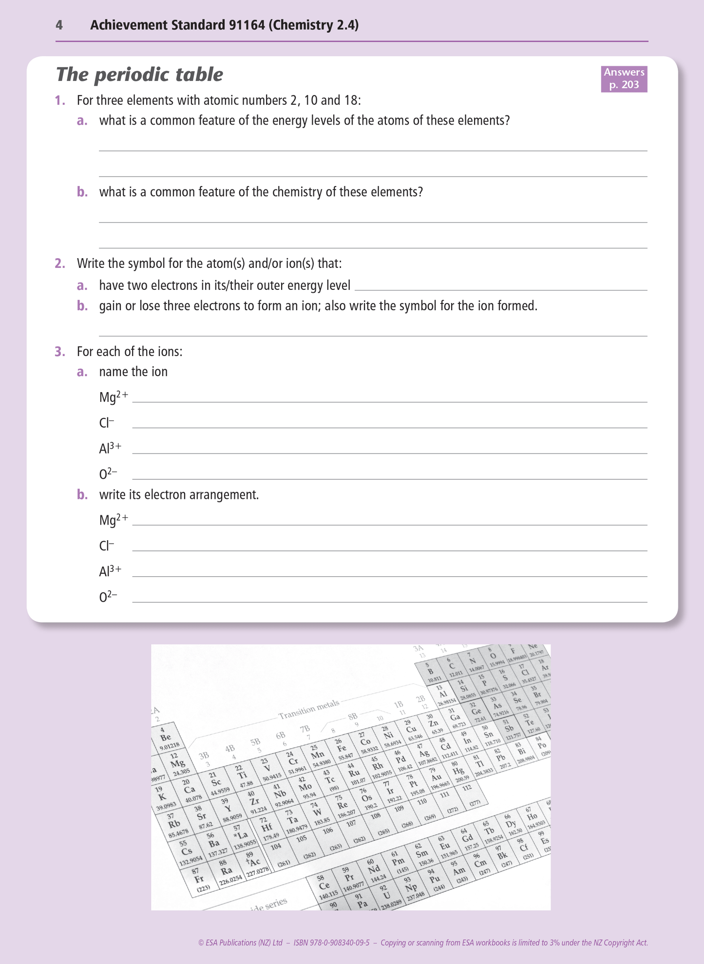 Level 2 Chemistry Externals Learning Workbook