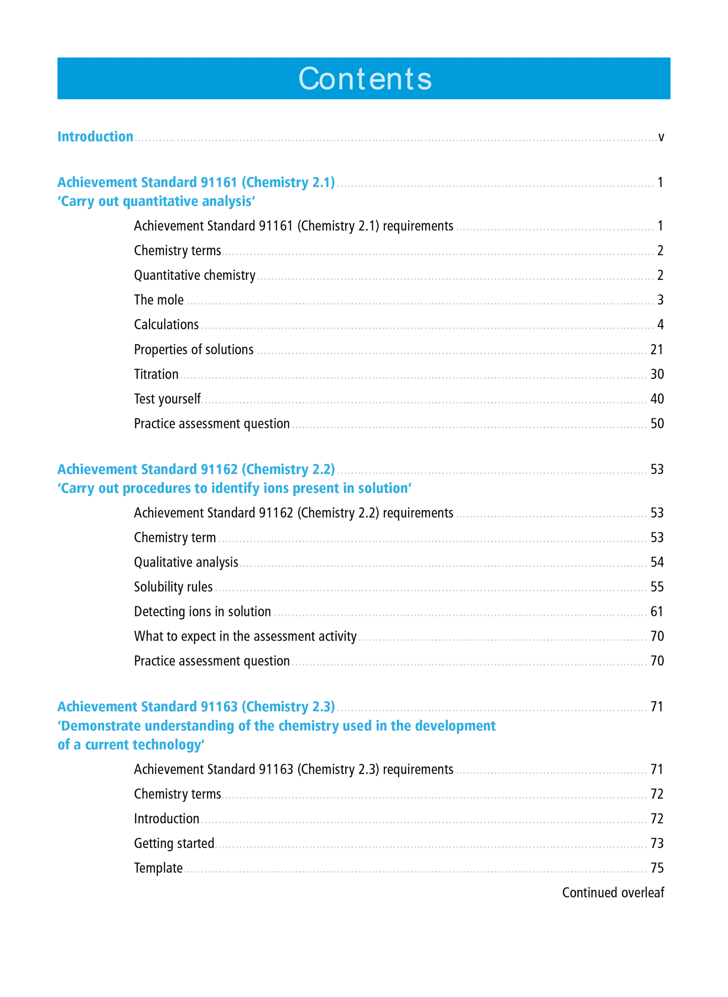 Level 2 Chemistry Internals Learning Workbook