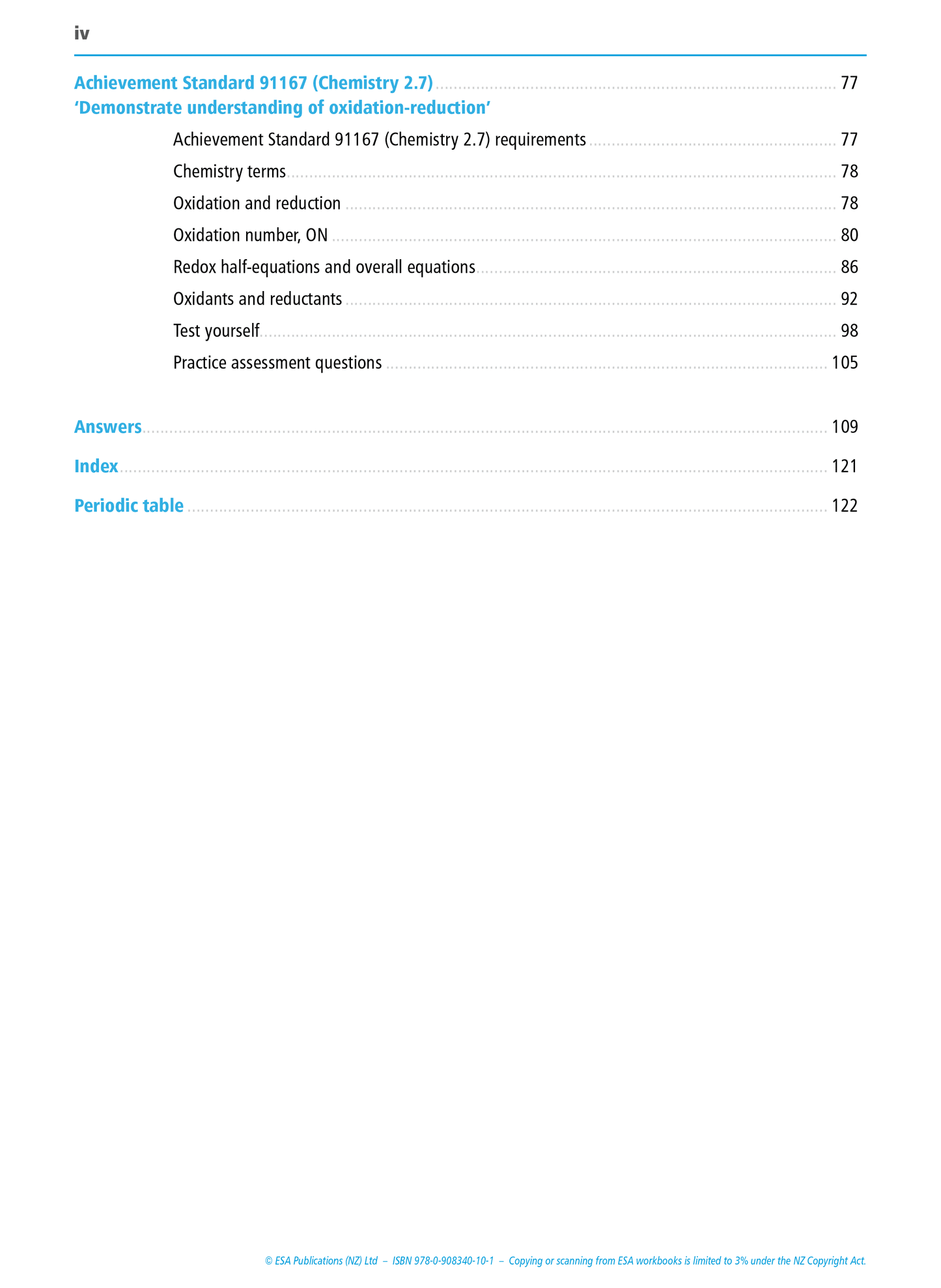Level 2 Chemistry Internals Learning Workbook