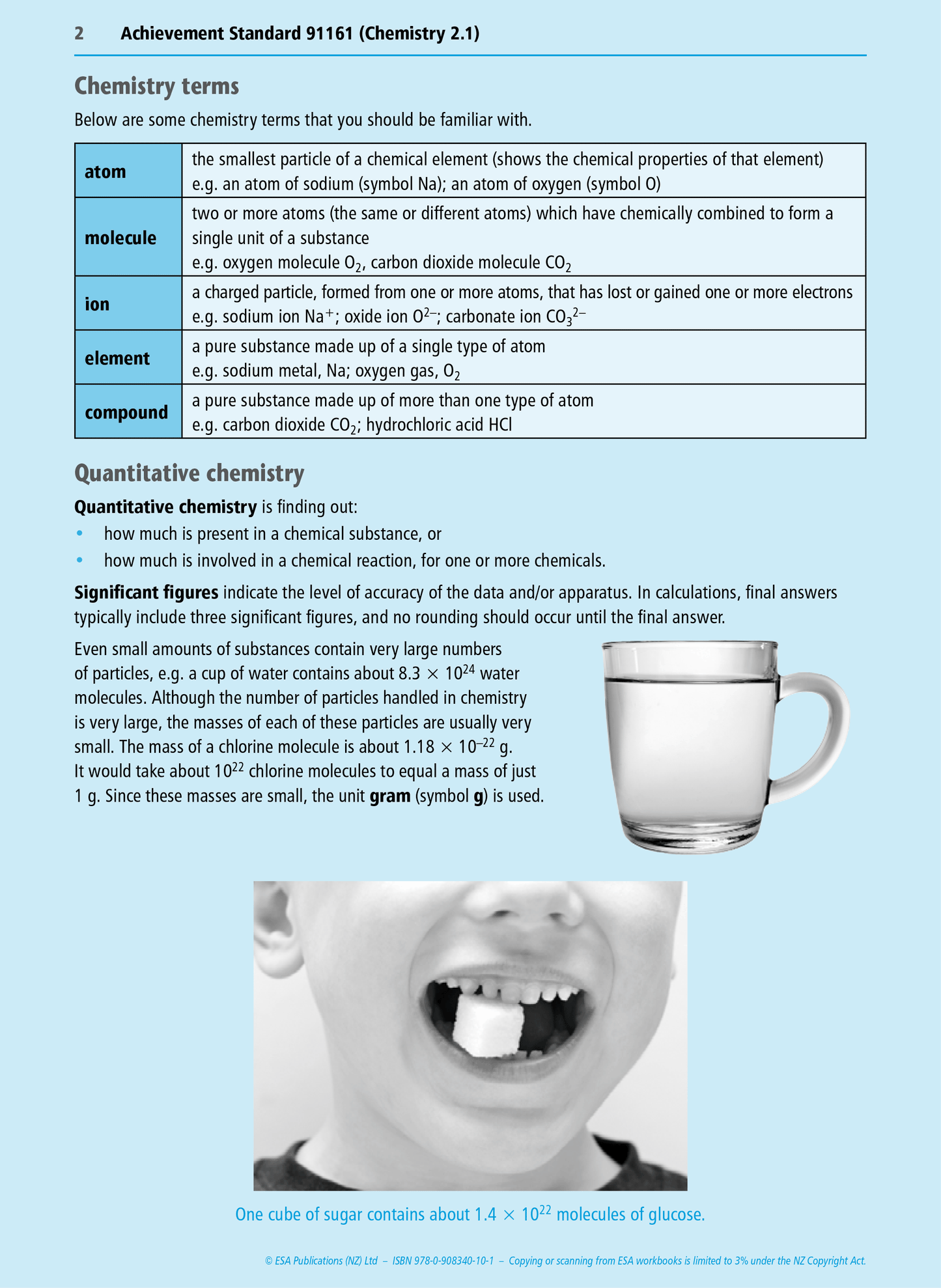 Level 2 Chemistry Internals Learning Workbook