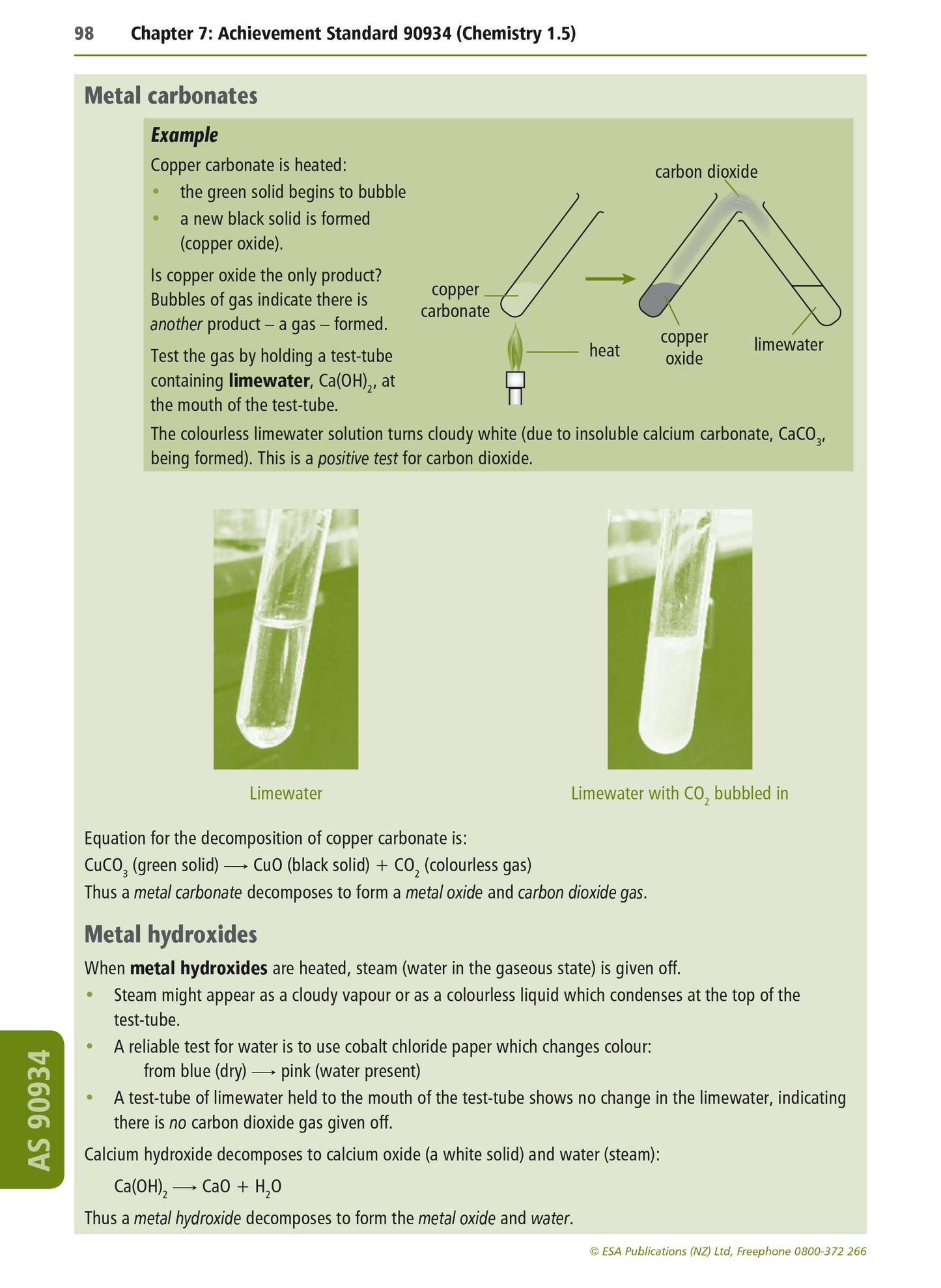 Level 1 Chemistry Learning Workbook