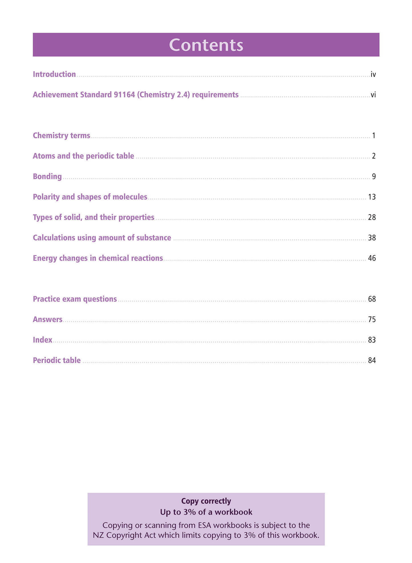 Level 2 Bonding, Structure, Properties & Energy Changes 2.4 Learning Workbook