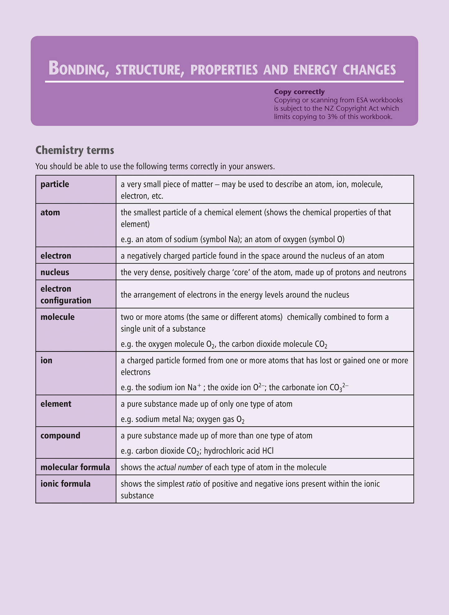 Level 2 Bonding, Structure, Properties & Energy Changes 2.4 Learning Workbook