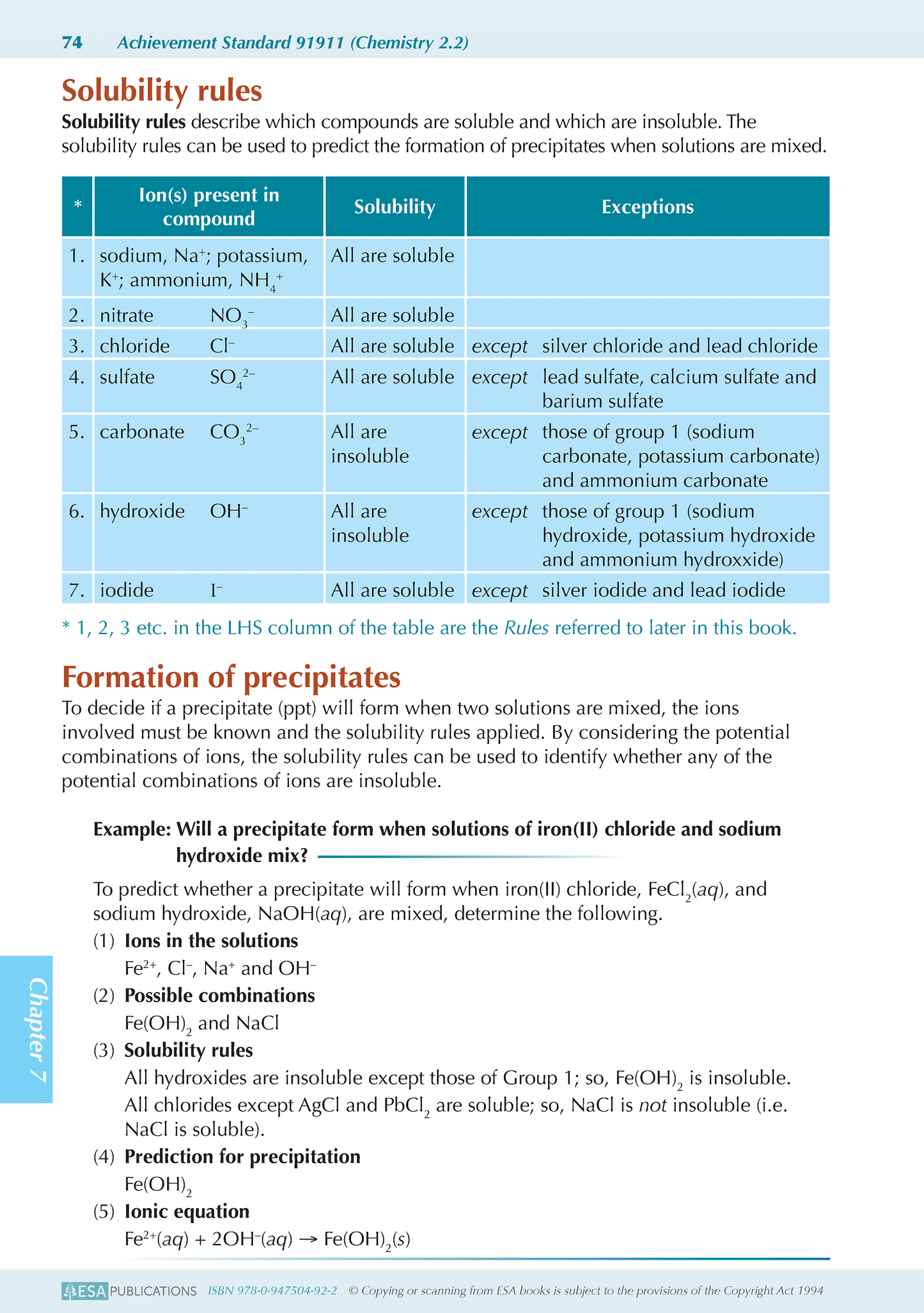 Level 2 Chemistry ESA Study Guide
