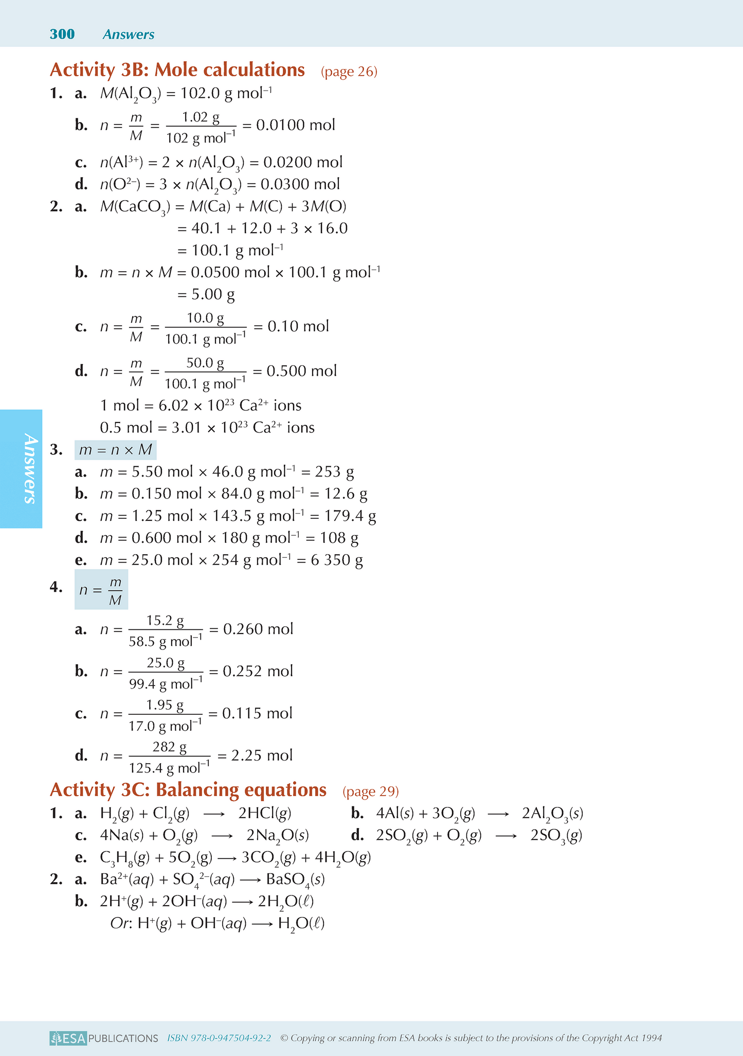 Level 2 Chemistry ESA Study Guide