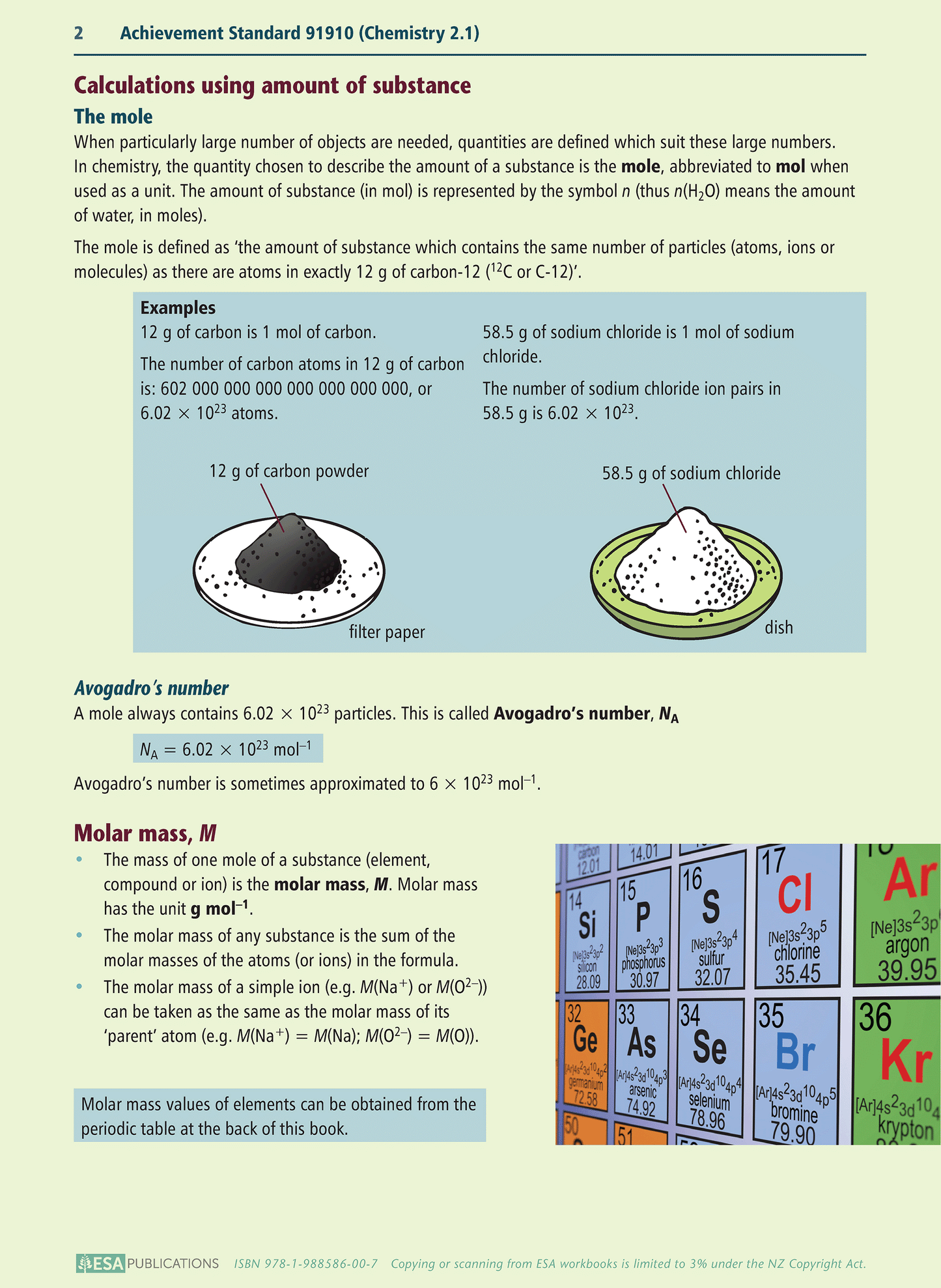 Level 2 Chemistry Learning Workbook