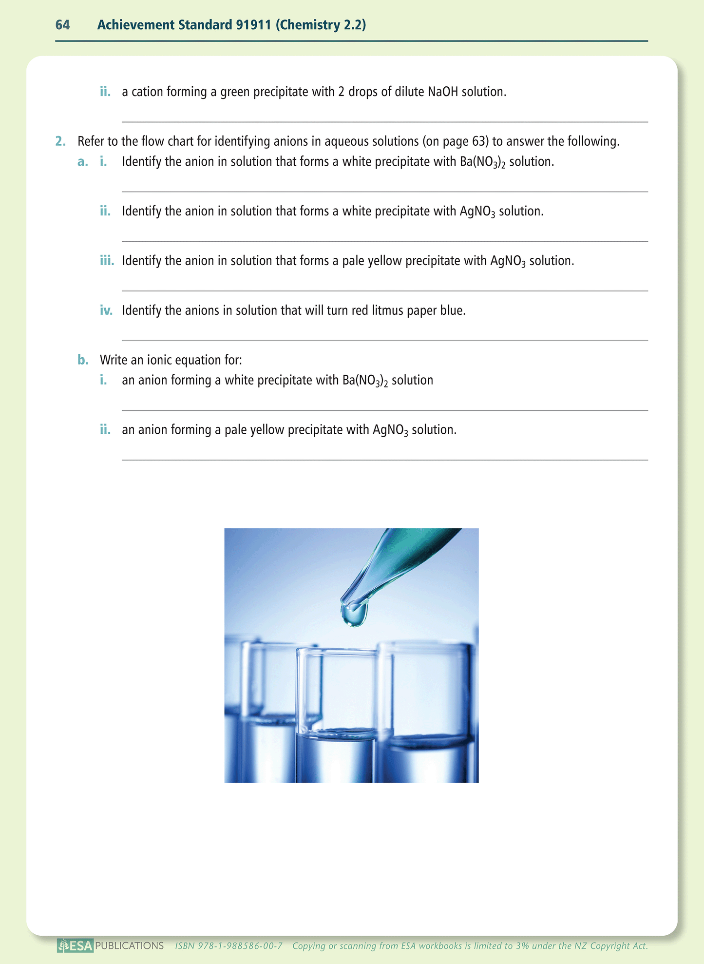 Level 2 Chemistry Learning Workbook