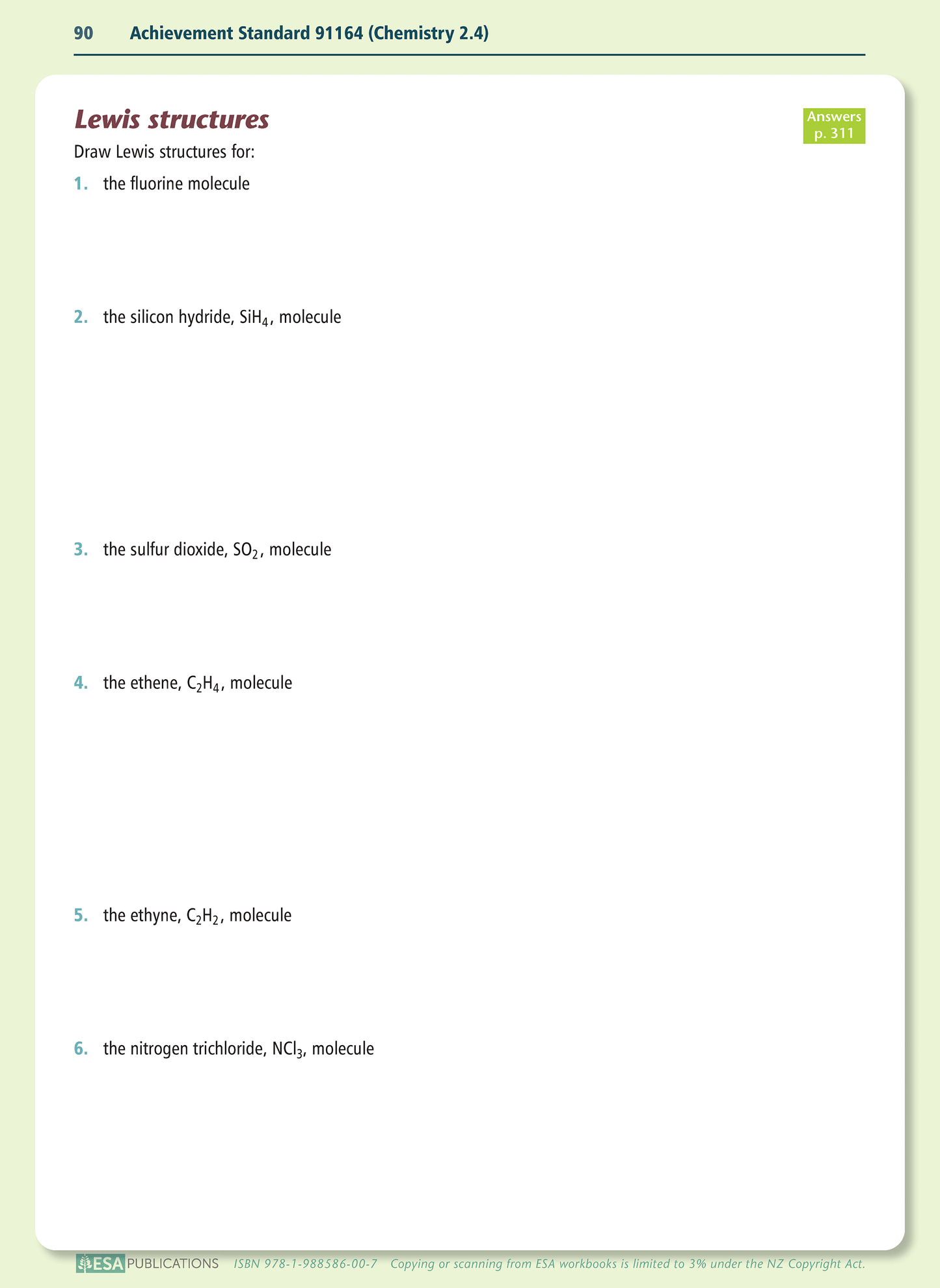 Level 2 Chemistry Learning Workbook