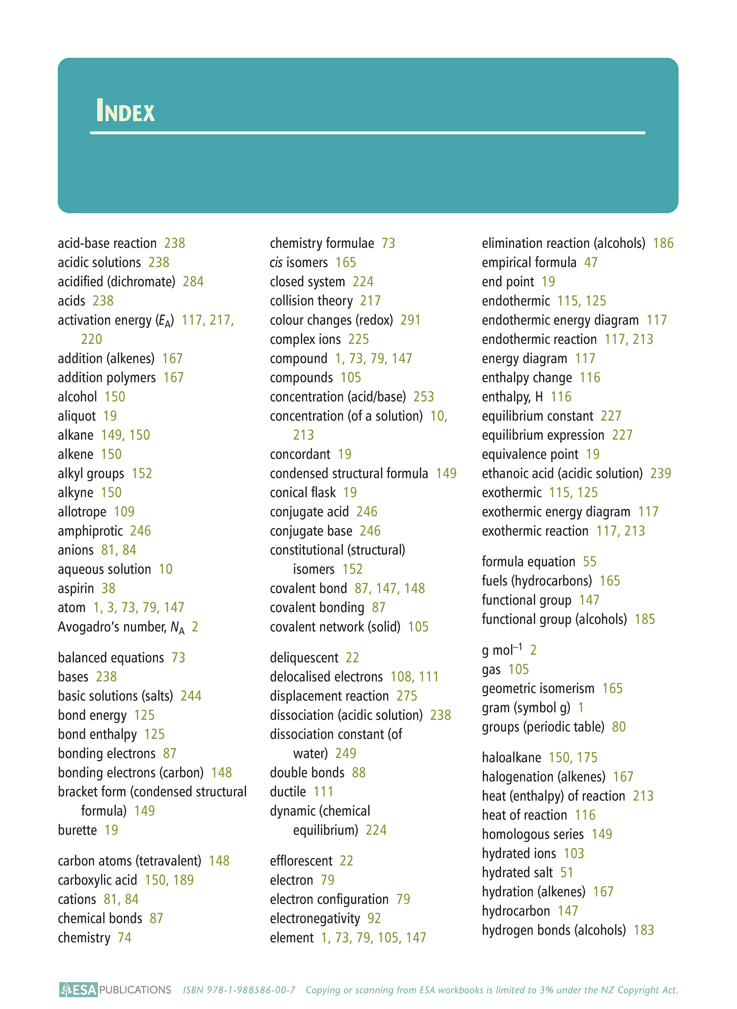 Level 2 Chemistry Learning Workbook