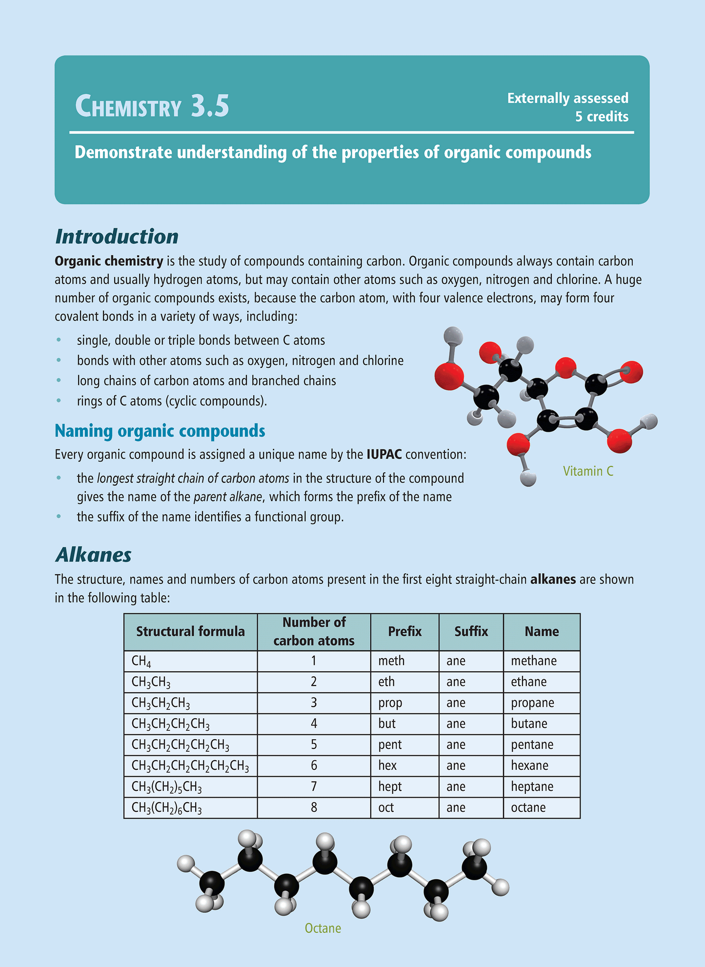 Level 3 Chemistry Learning Workbook