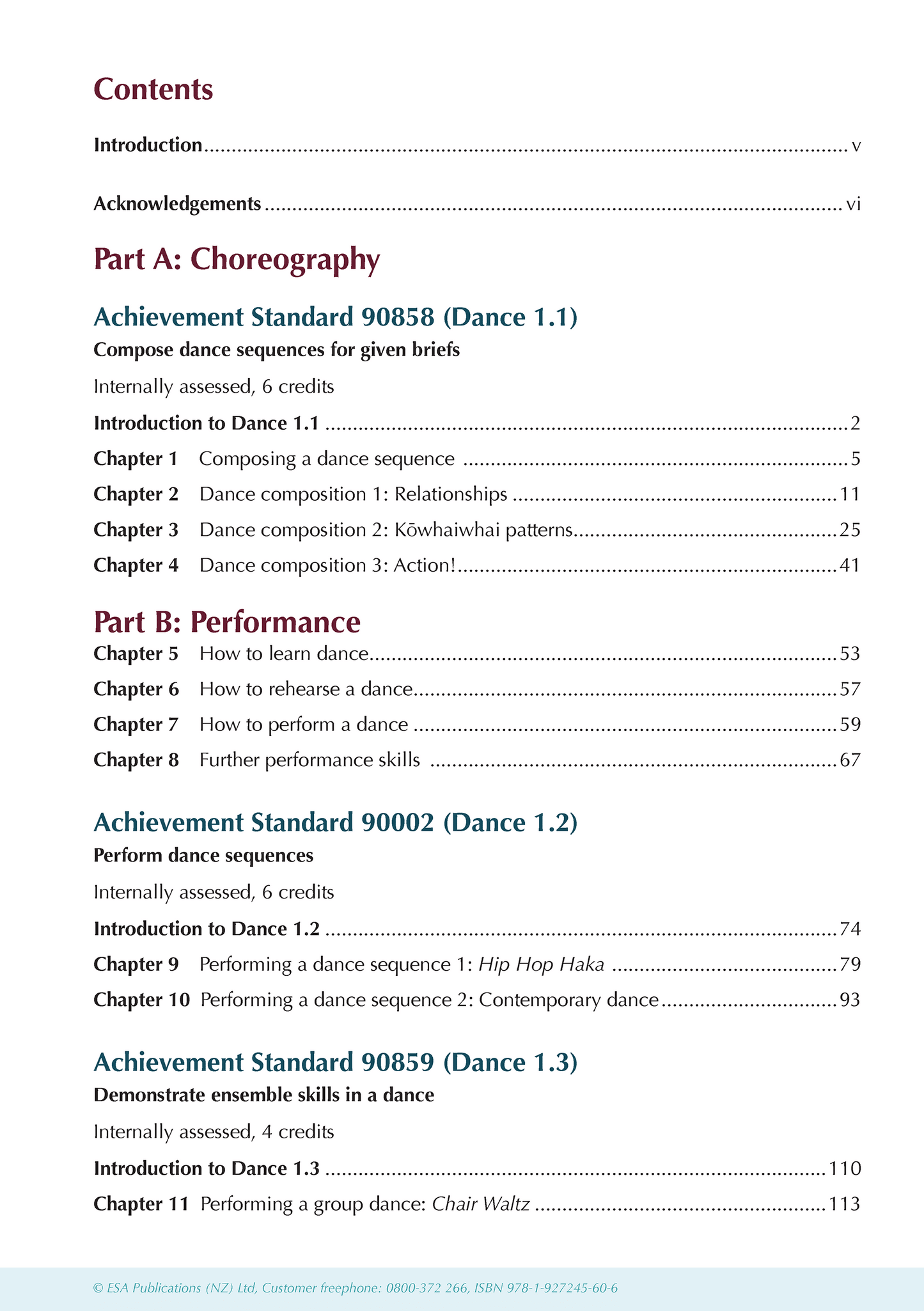 Level 1 Dance ESA Study Guide