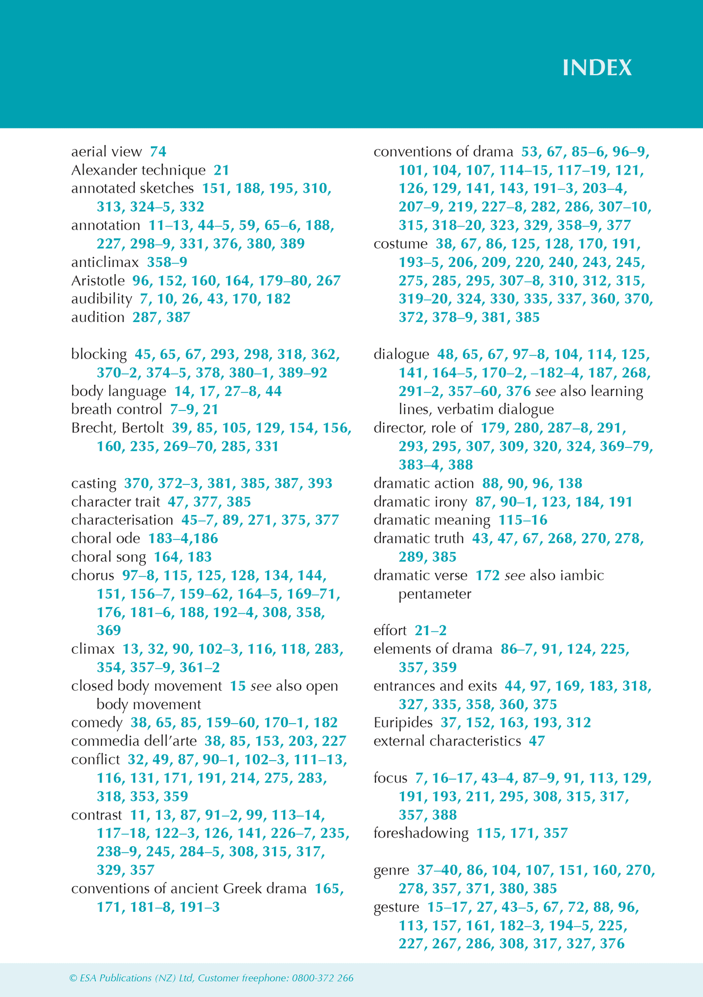 Level 2 Drama ESA Study Guide