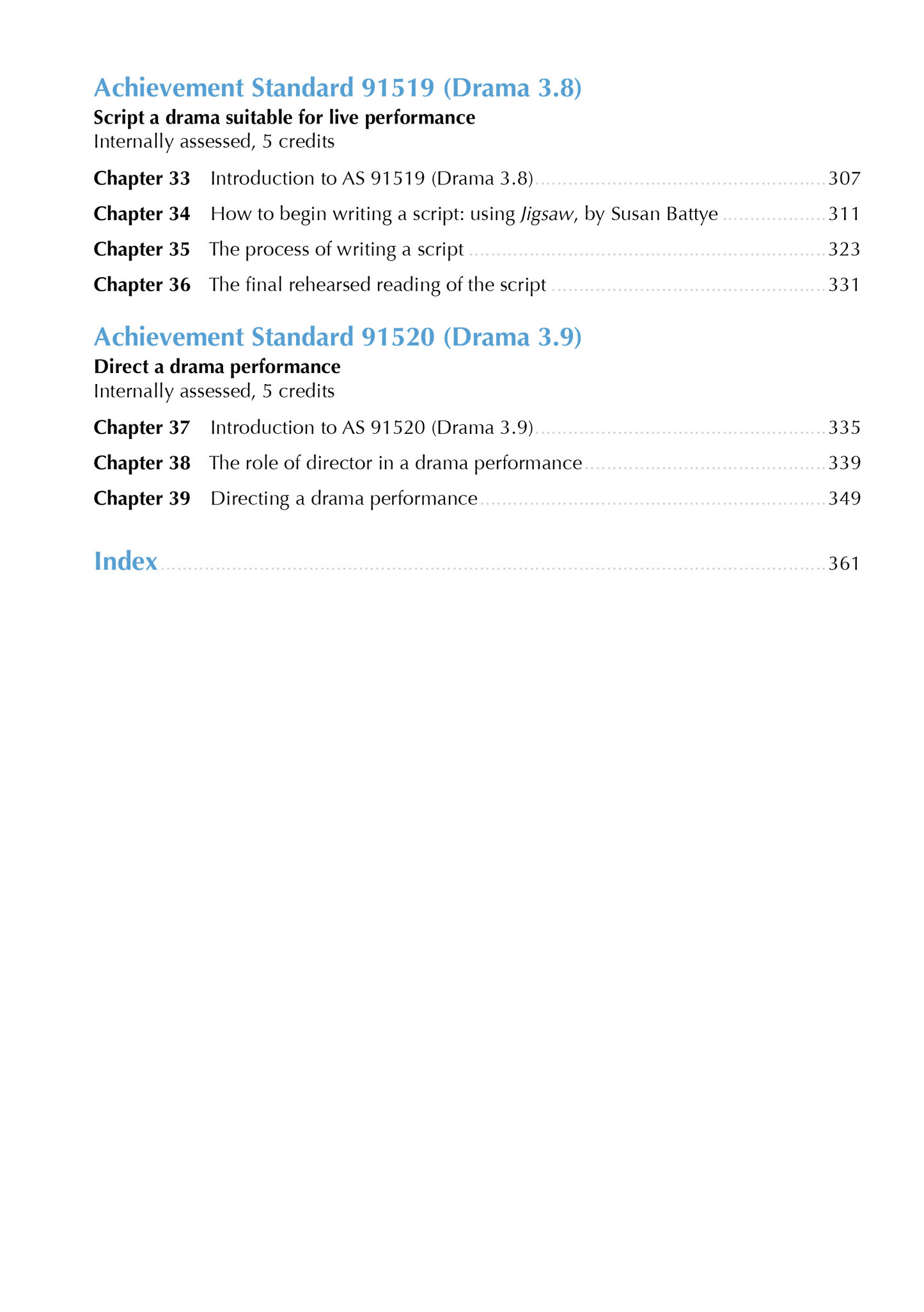 Level 3 Drama ESA Study Guide - SPECIAL (damaged stock at $20 each)