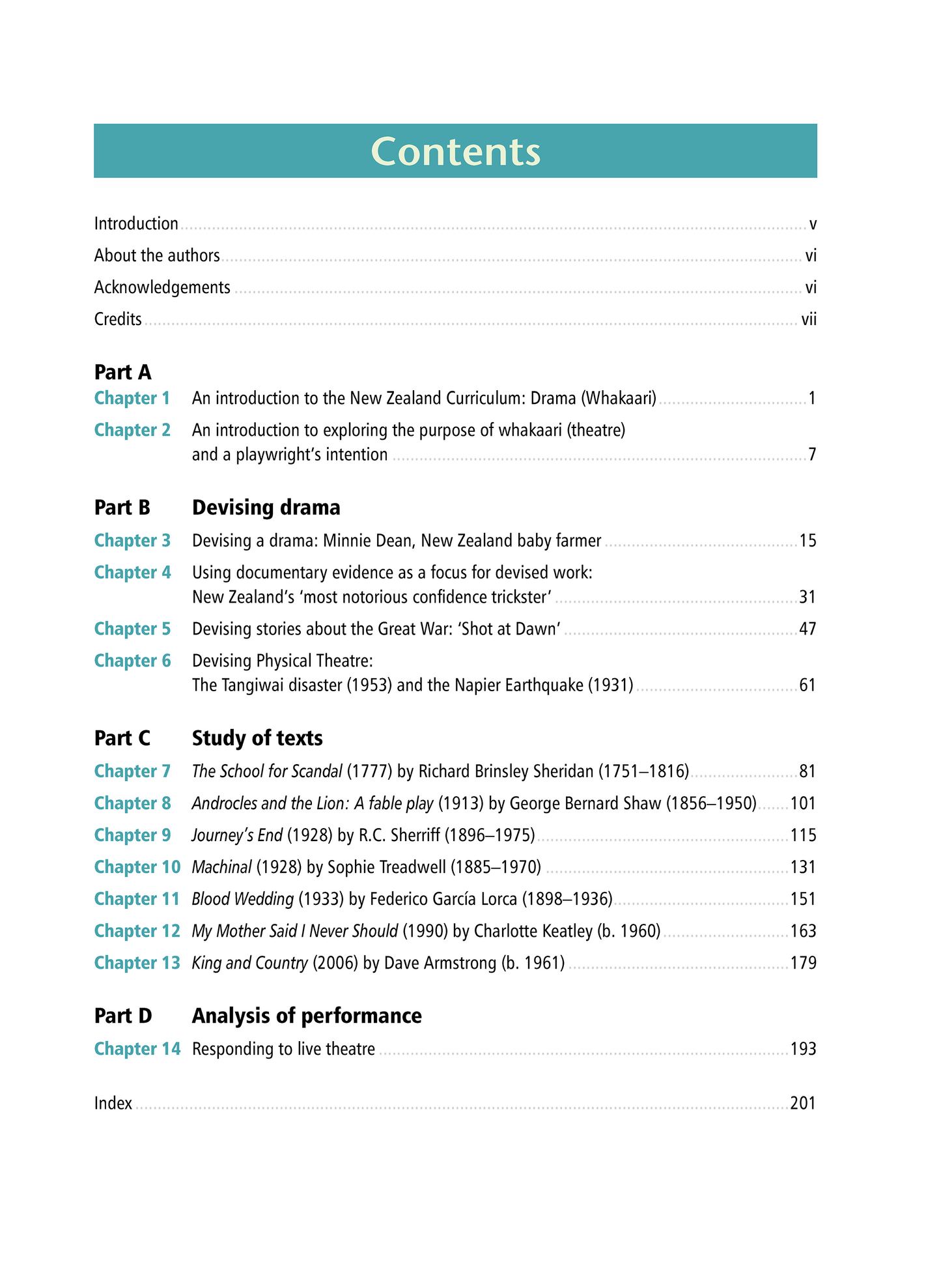 Drama Resources for New Zealand Senior Secondary Schools – Ko Te Ao Toi Whakaari: He Puka Rauemi mā Aotearoa
