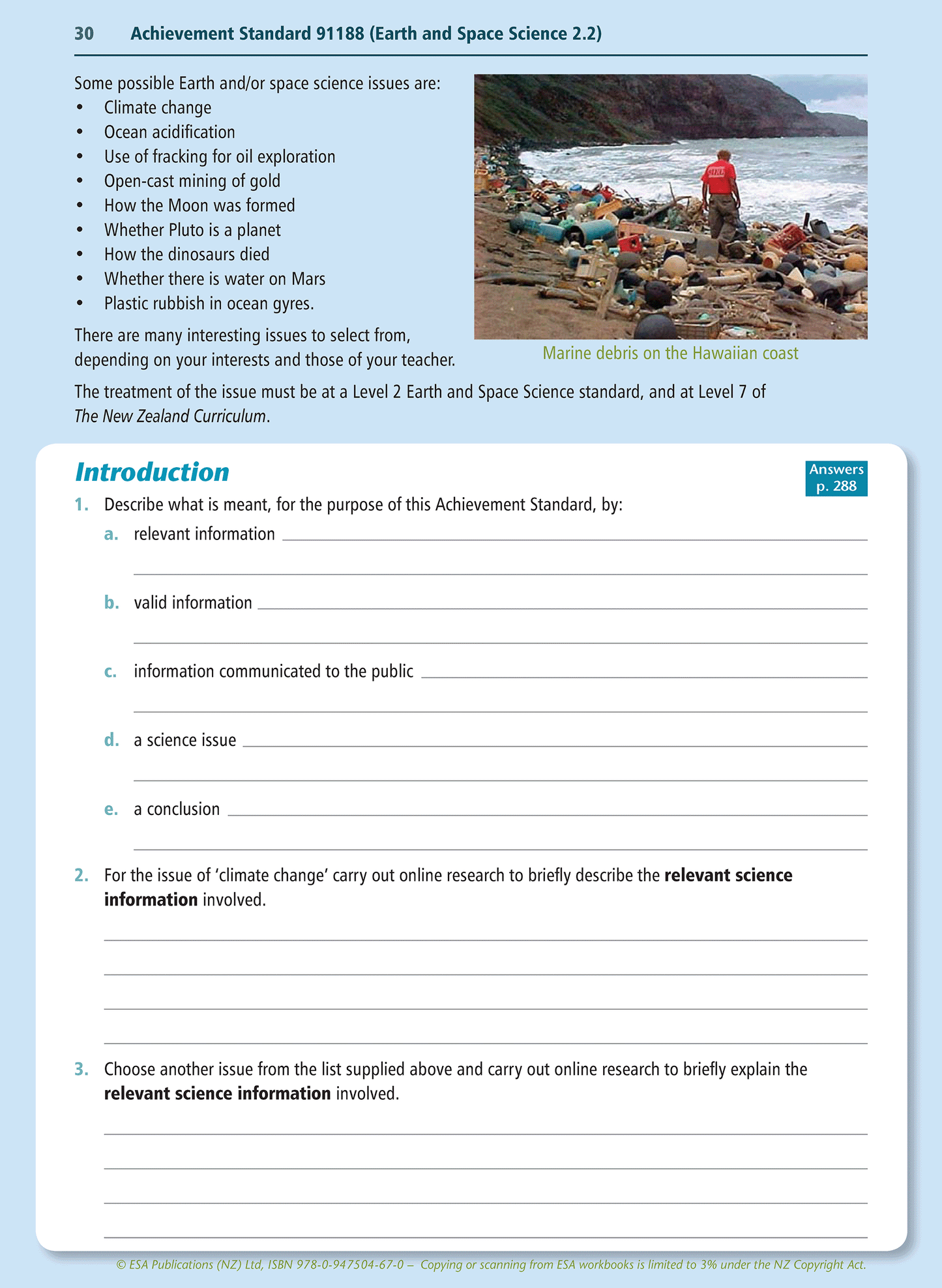 Level 2 Earth and Space Science Learning Workbook